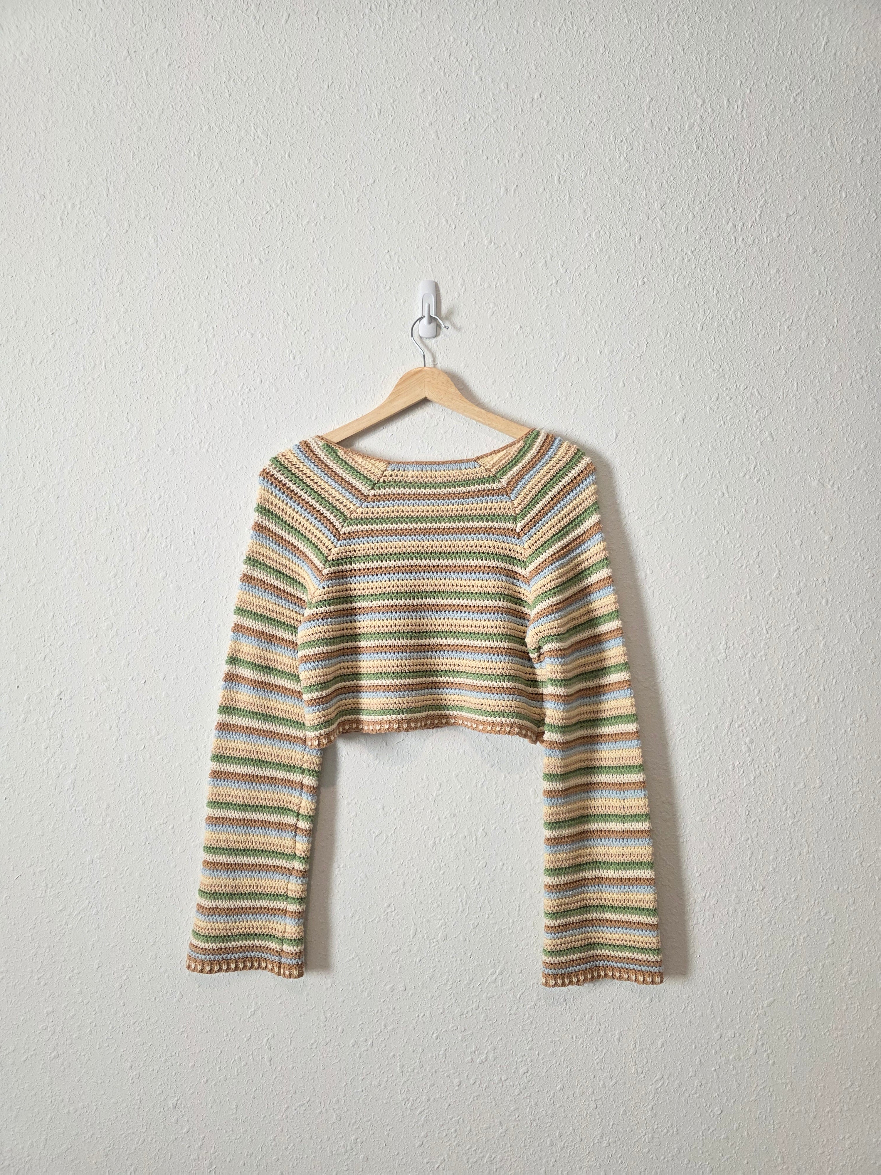 Altar'd State Crochet Sweater (M)