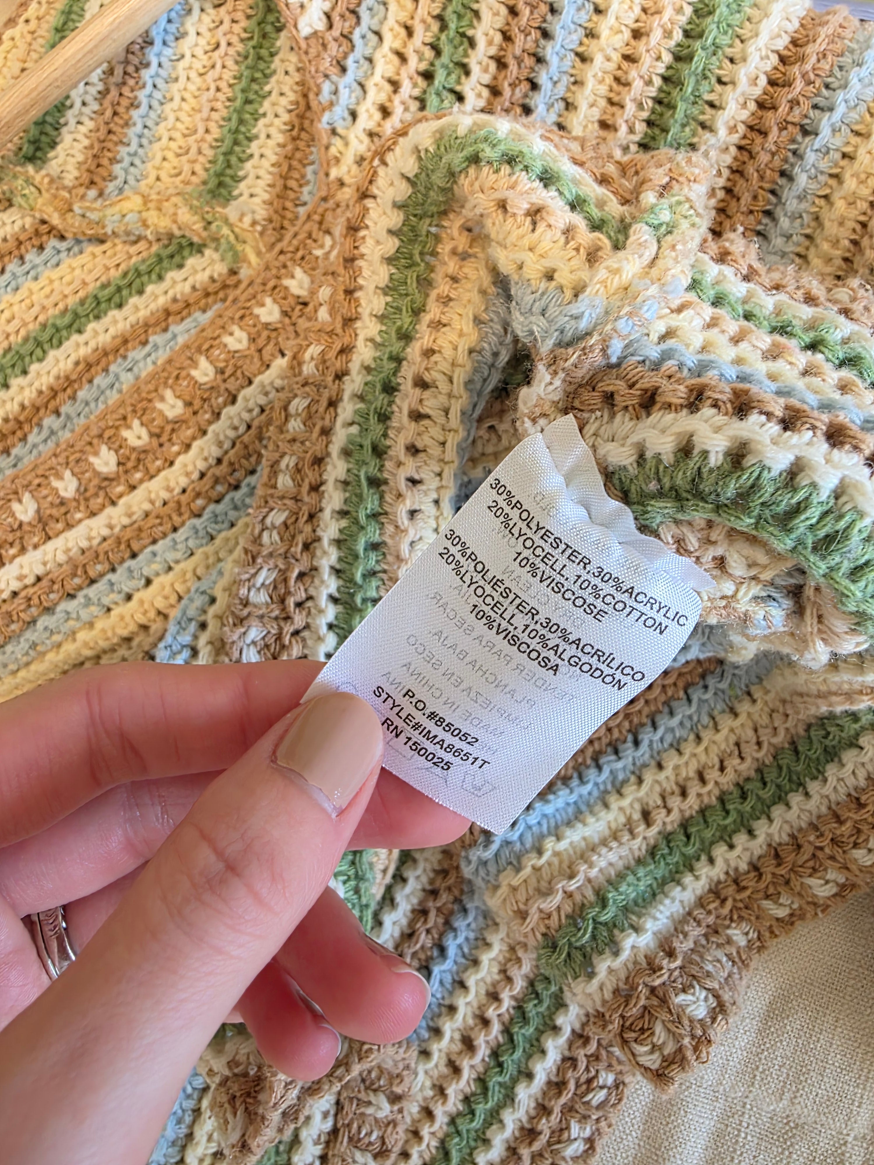 Altar'd State Crochet Sweater (M)