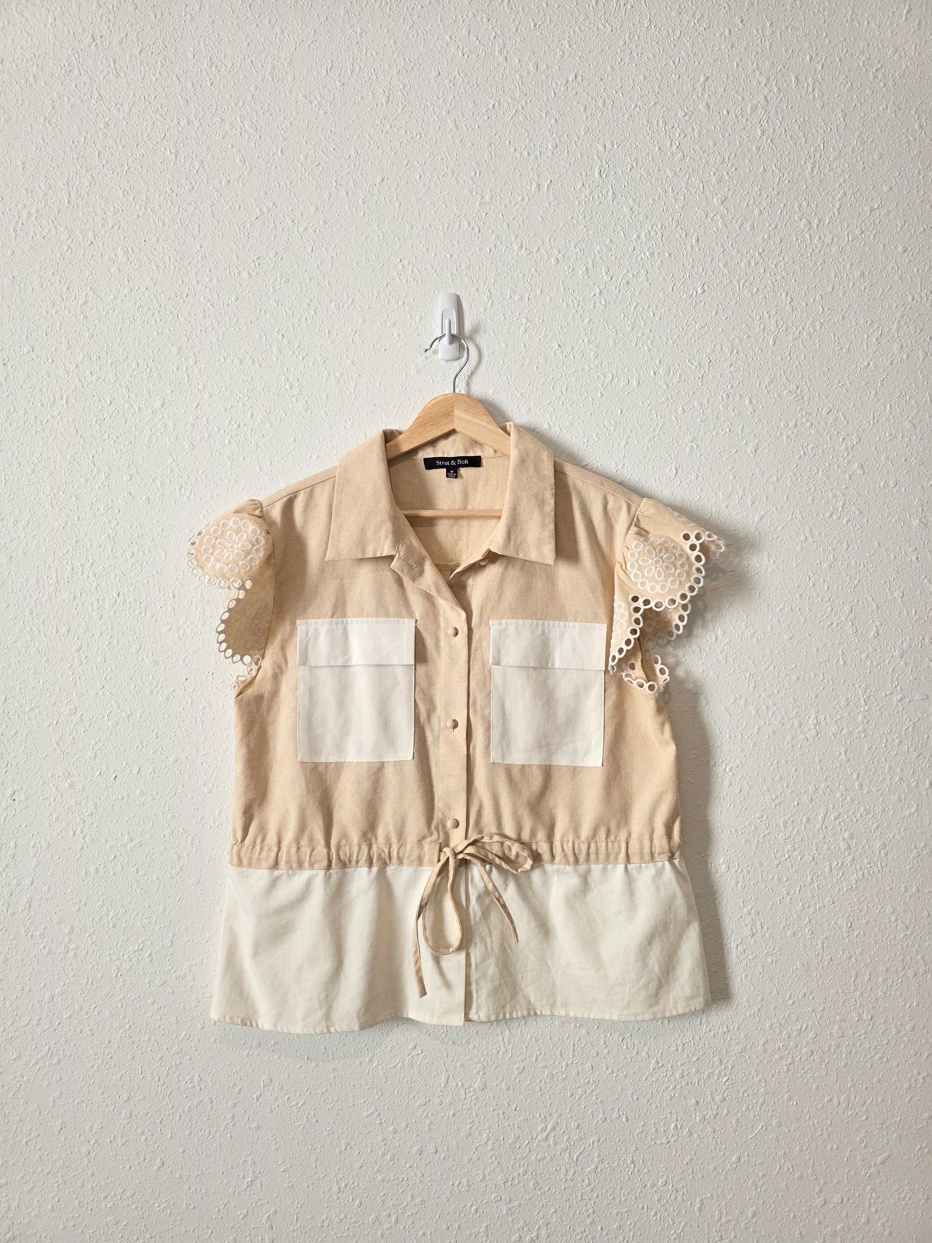 Neutral Embroidered Matching Set (M)