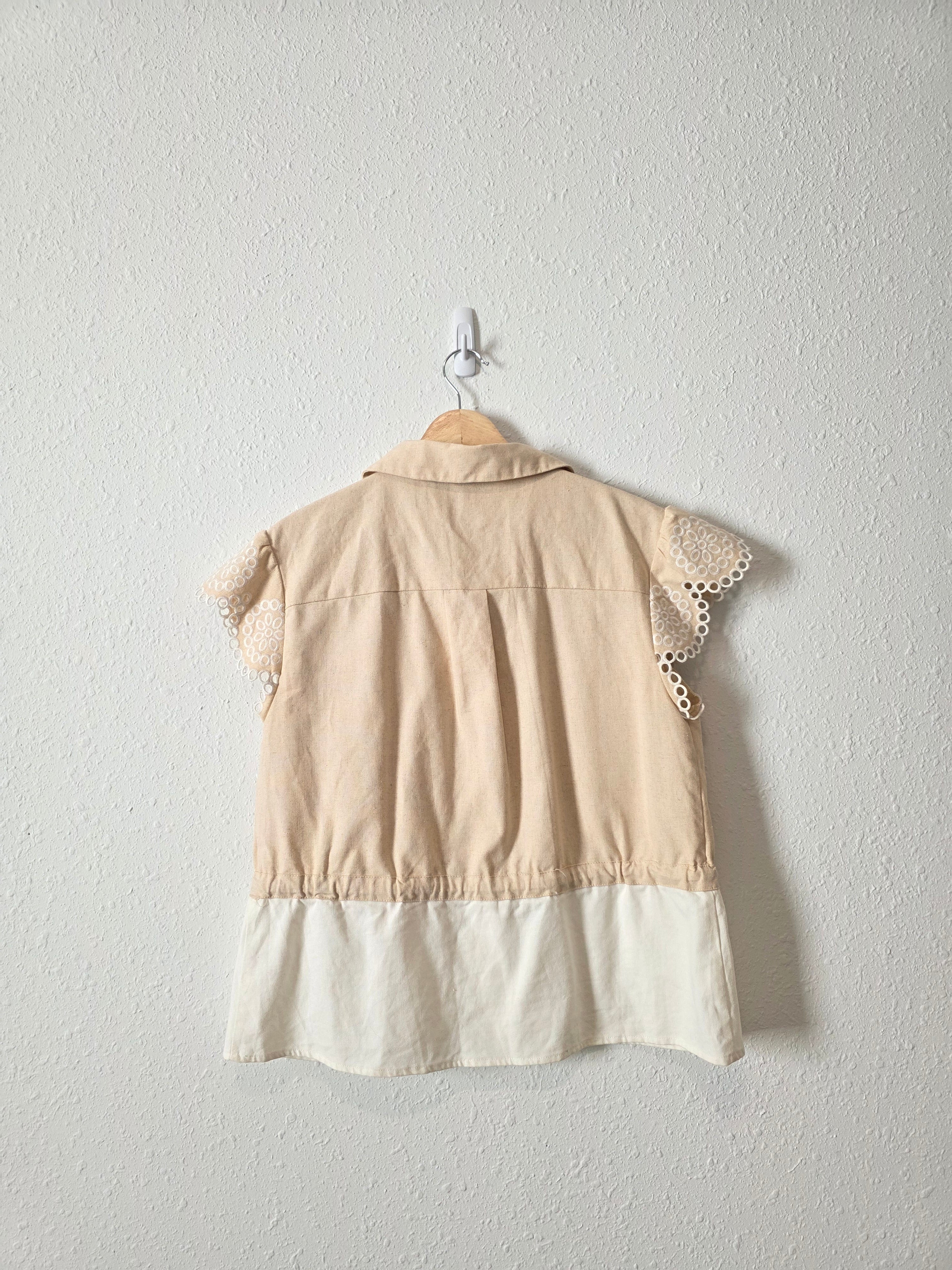 Neutral Embroidered Matching Set (M)