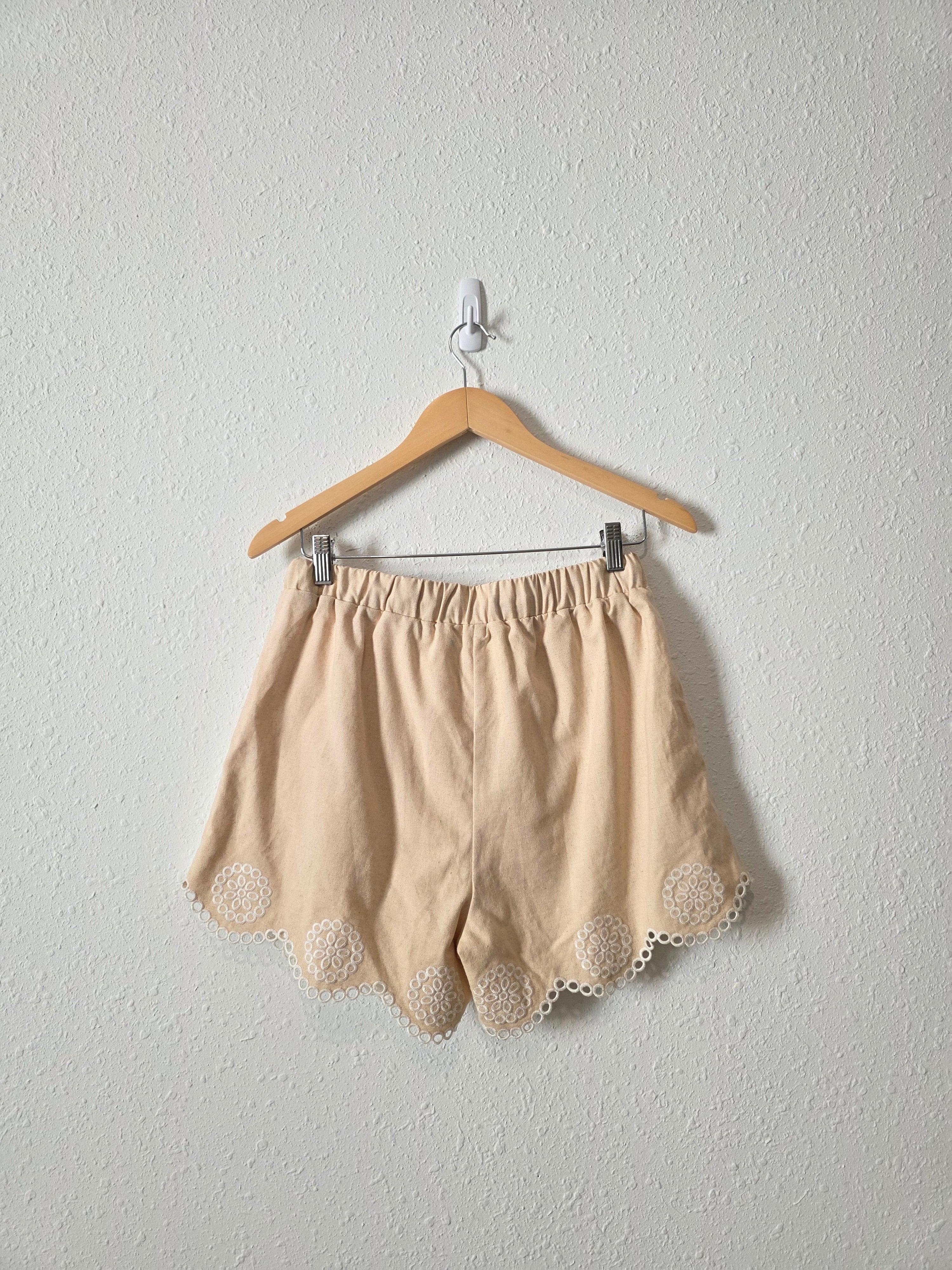 Neutral Embroidered Matching Set (M)