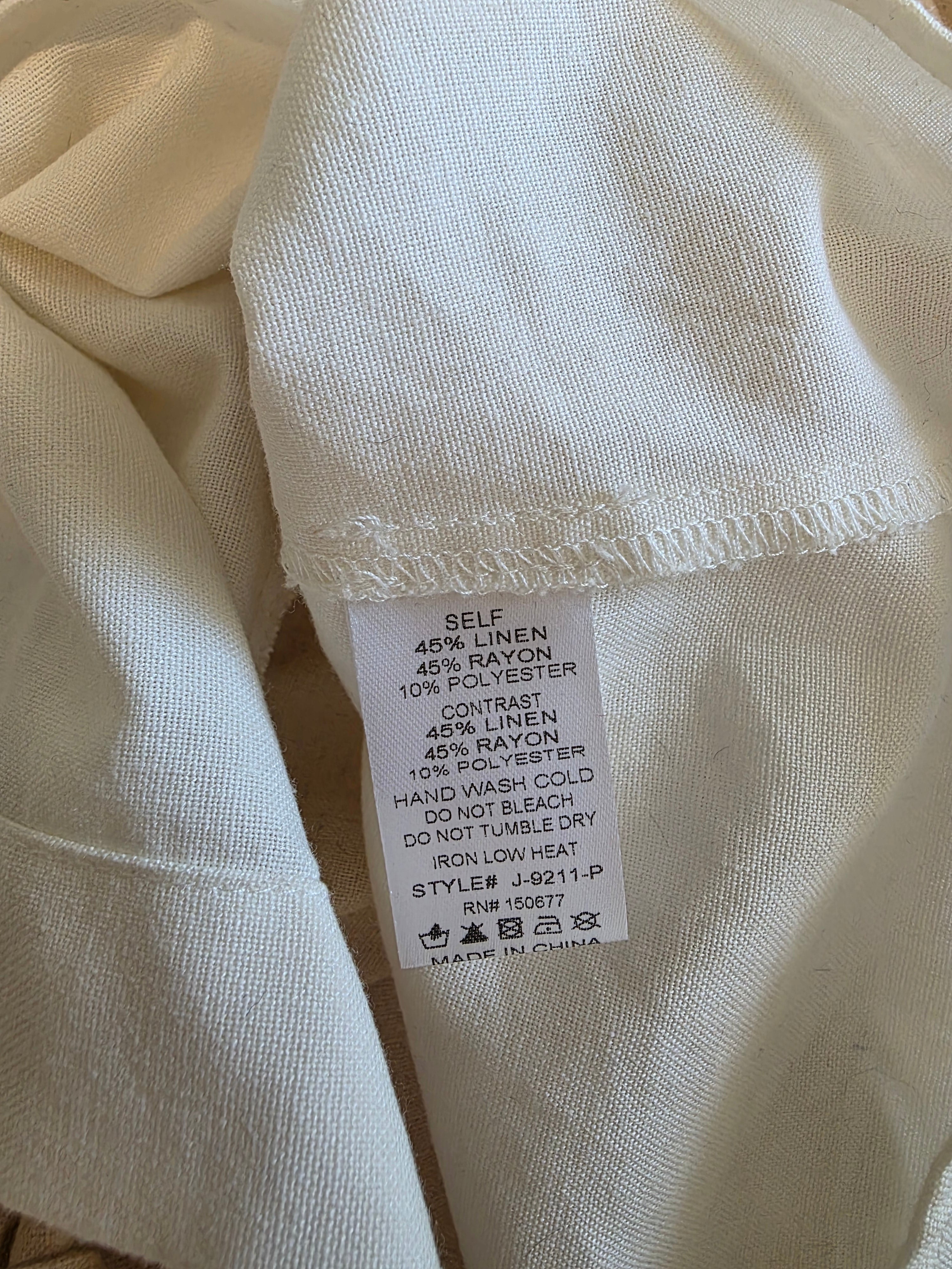 Neutral Embroidered Matching Set (M)