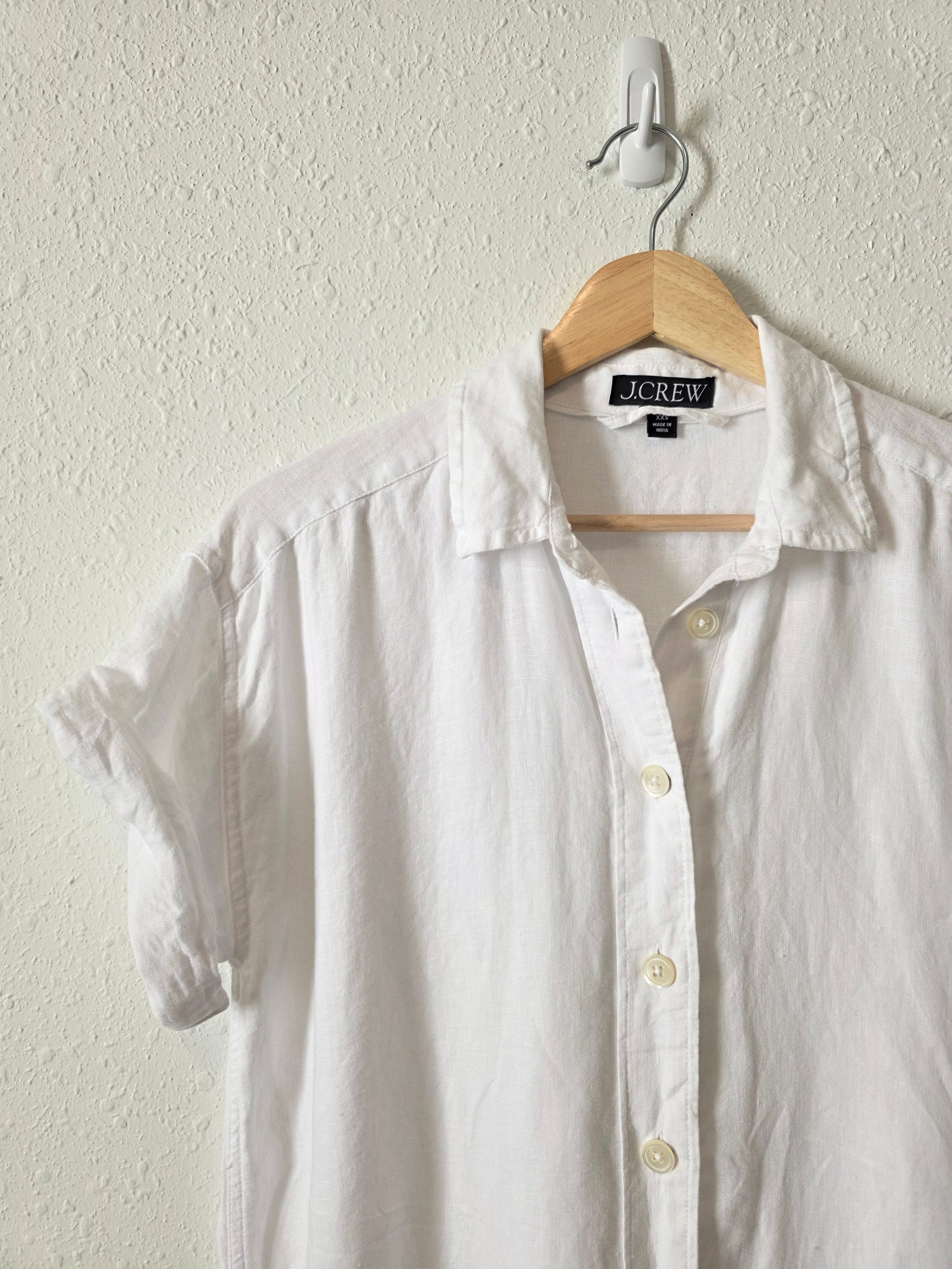 J.Crew 100% Linen Relaxed Dress (XXS-S)