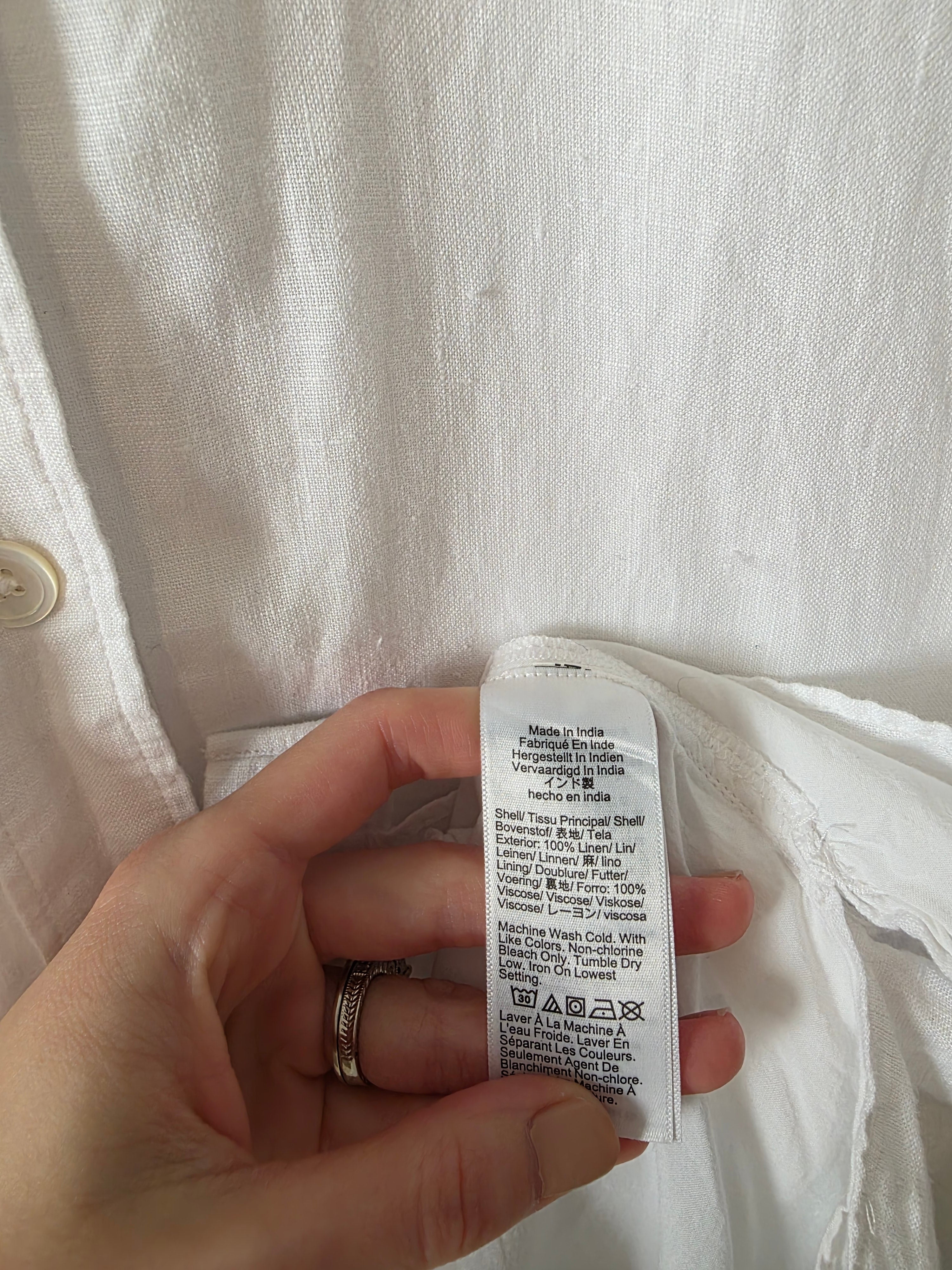 J.Crew 100% Linen Relaxed Dress (XXS-S)