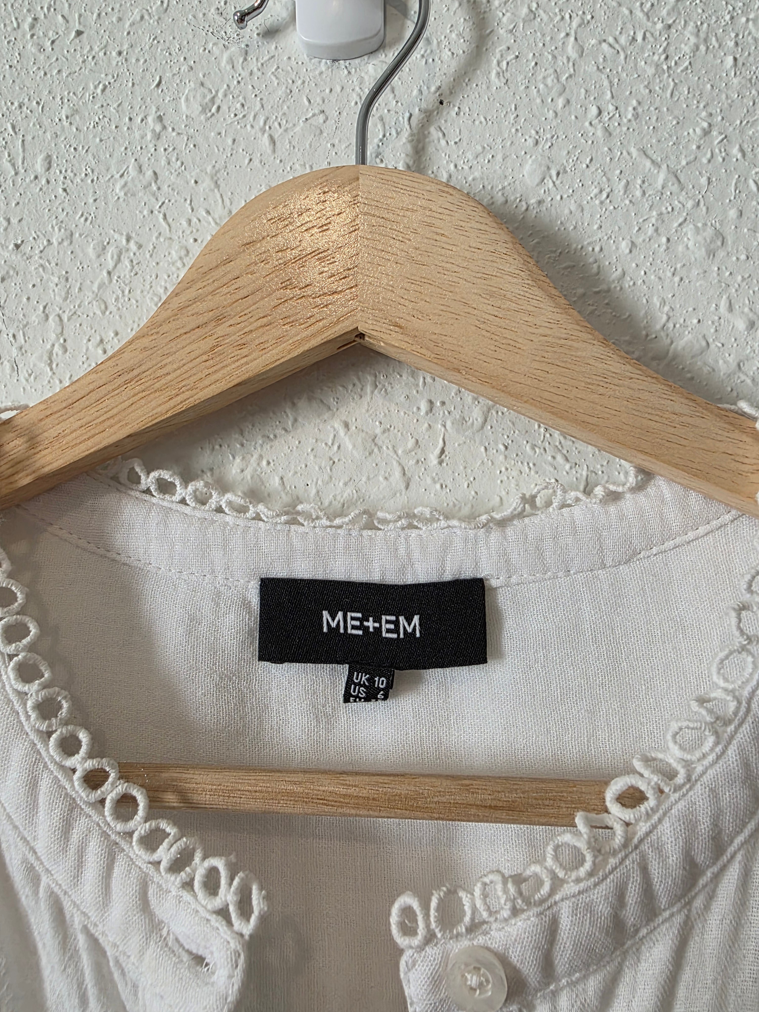 Me + Em Puff Sleeve Cheesecloth Blouse (6)