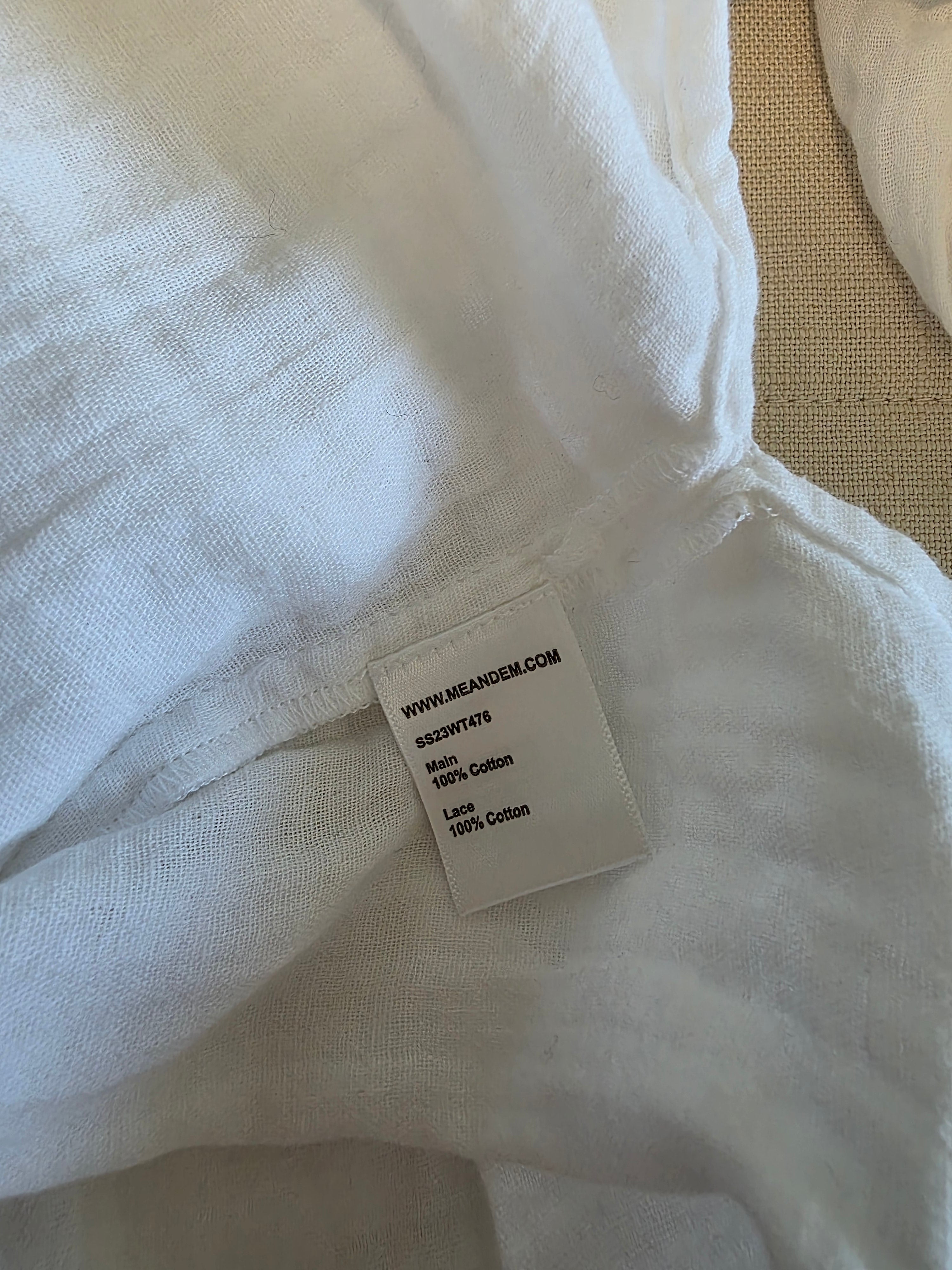 Me + Em Puff Sleeve Cheesecloth Blouse (6)