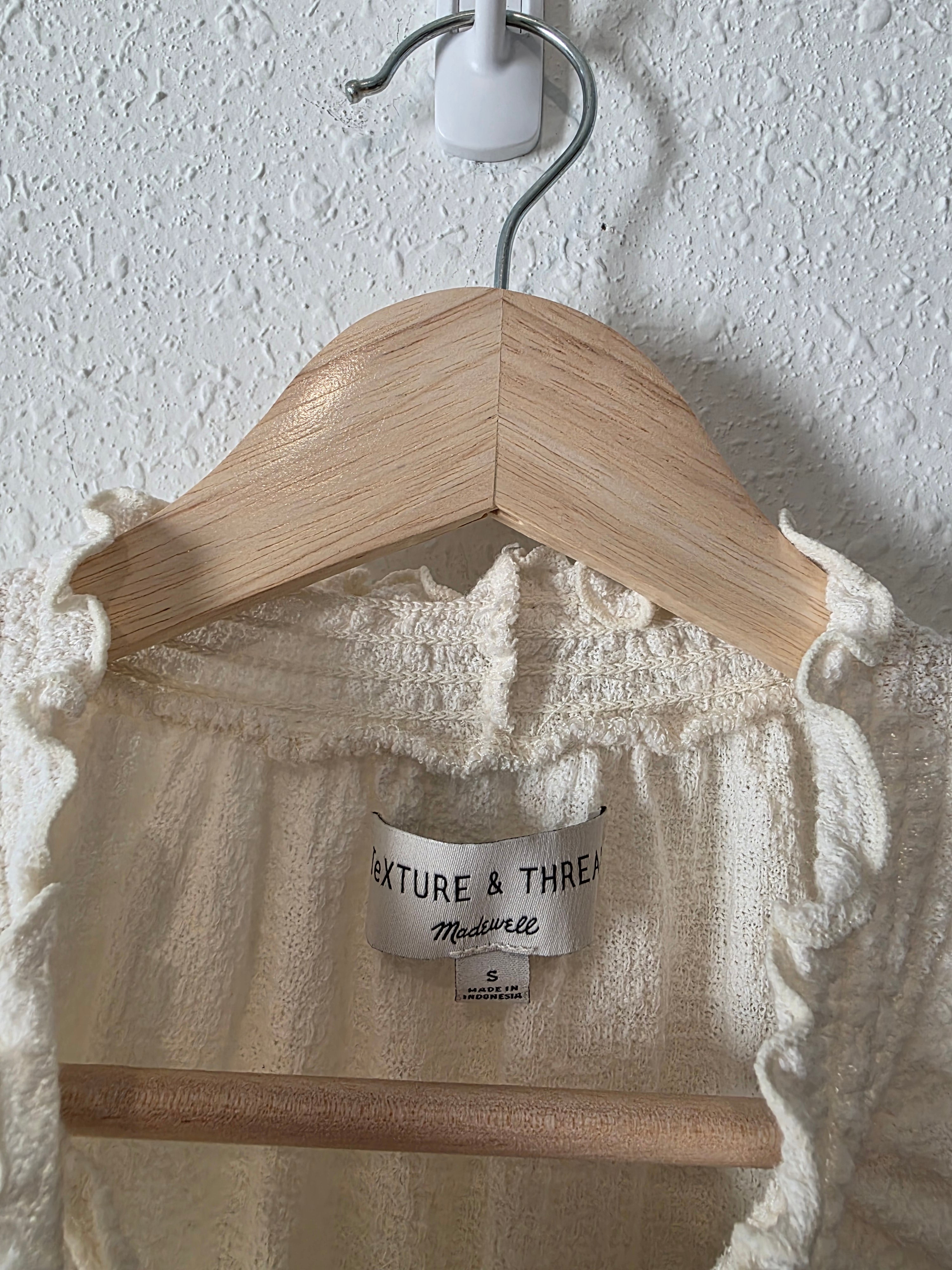 Madewell Textured Mockneck Top (S)