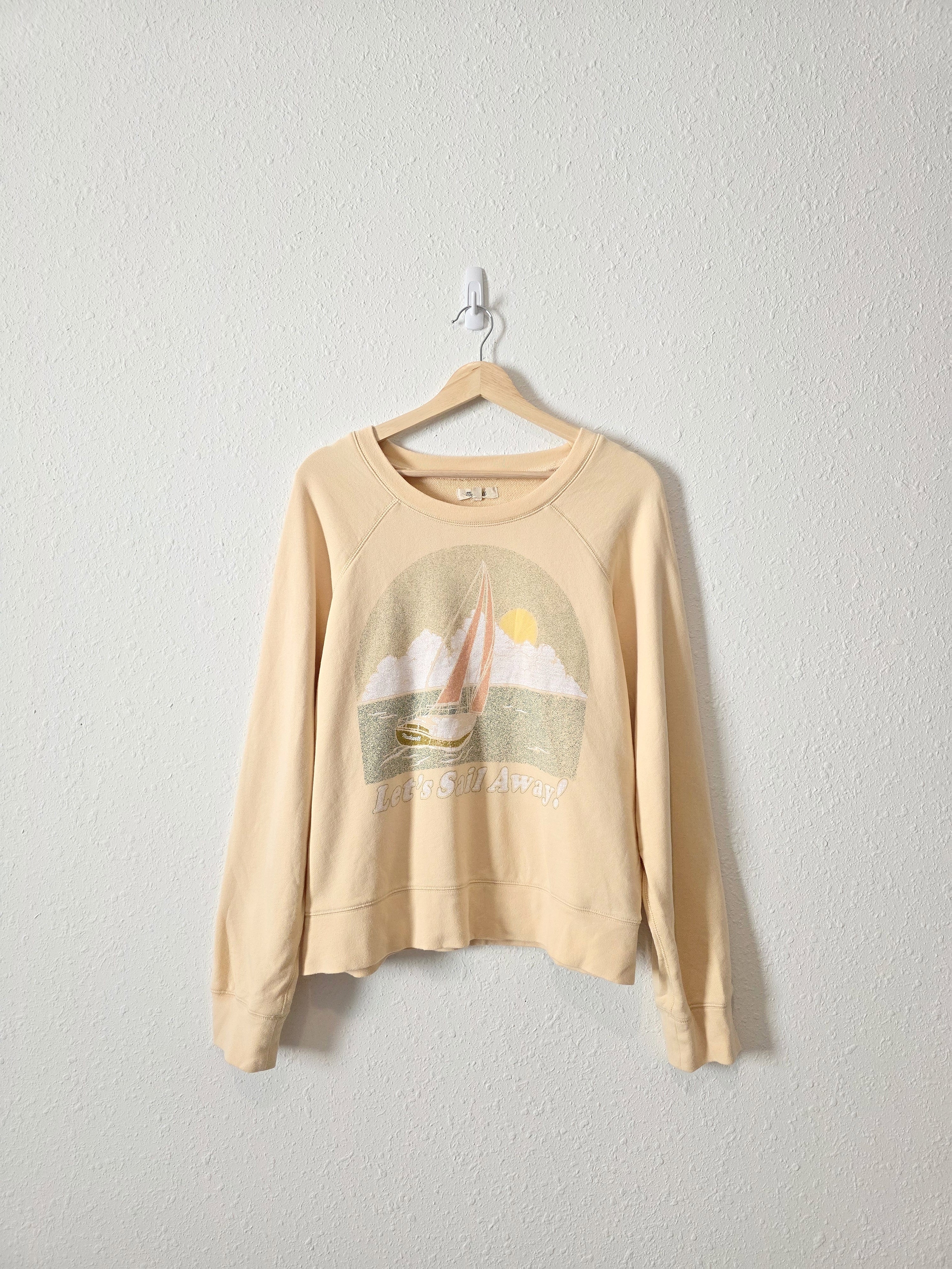 Madewell Let's Sail Away Sweatshirt (XL)