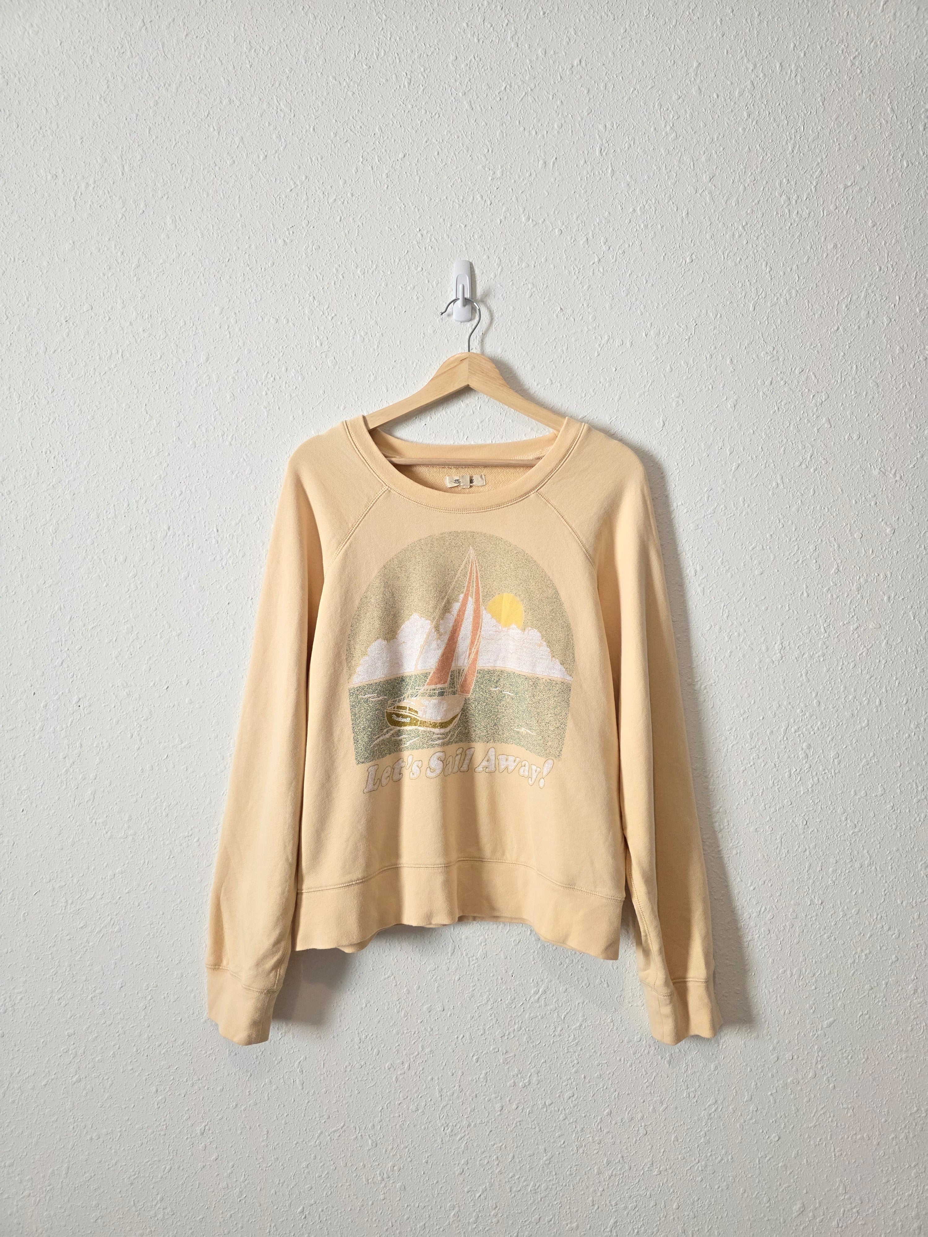 Madewell Let's Sail Away Sweatshirt (XL)
