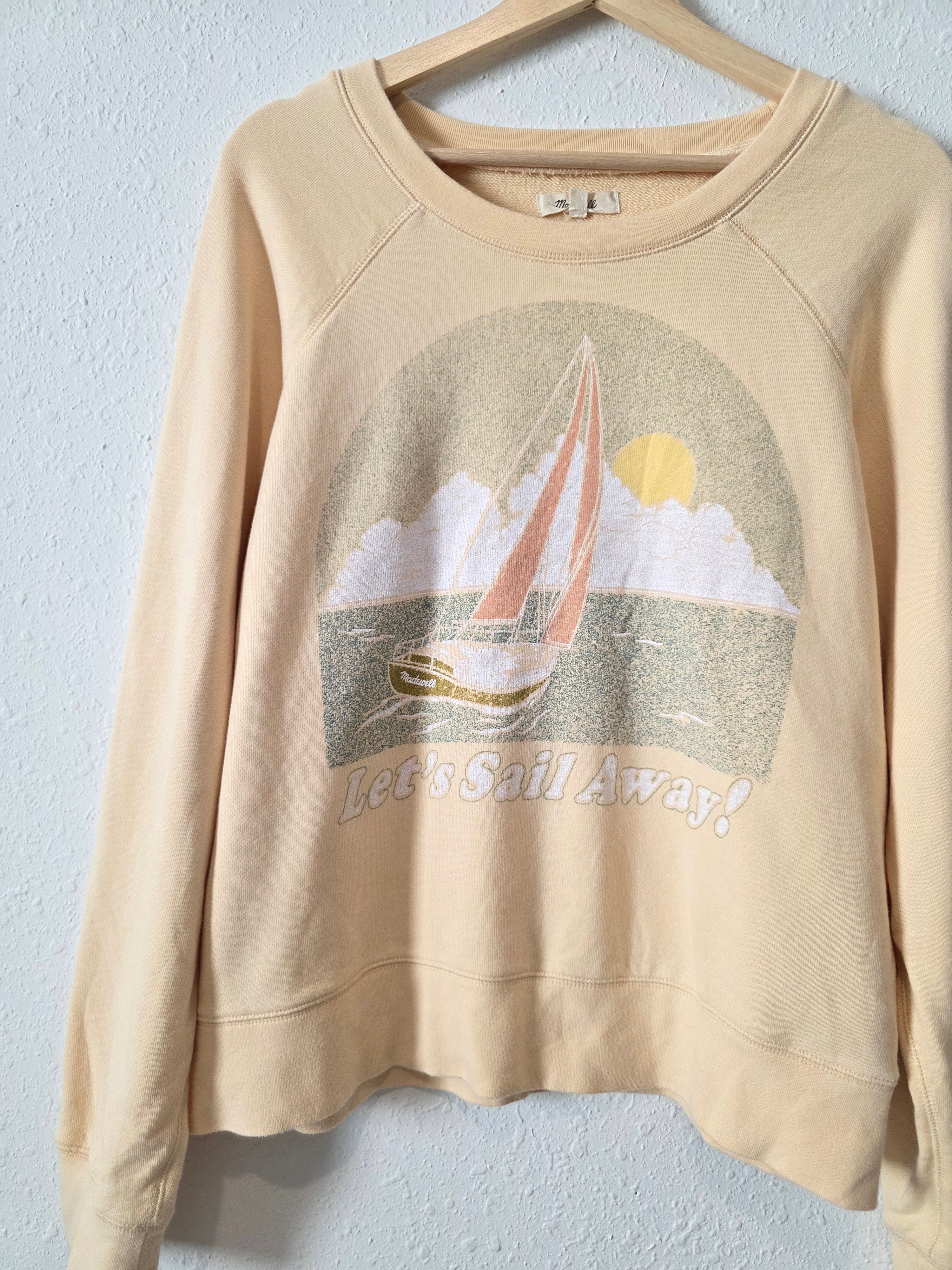 Madewell Let's Sail Away Sweatshirt (XL)