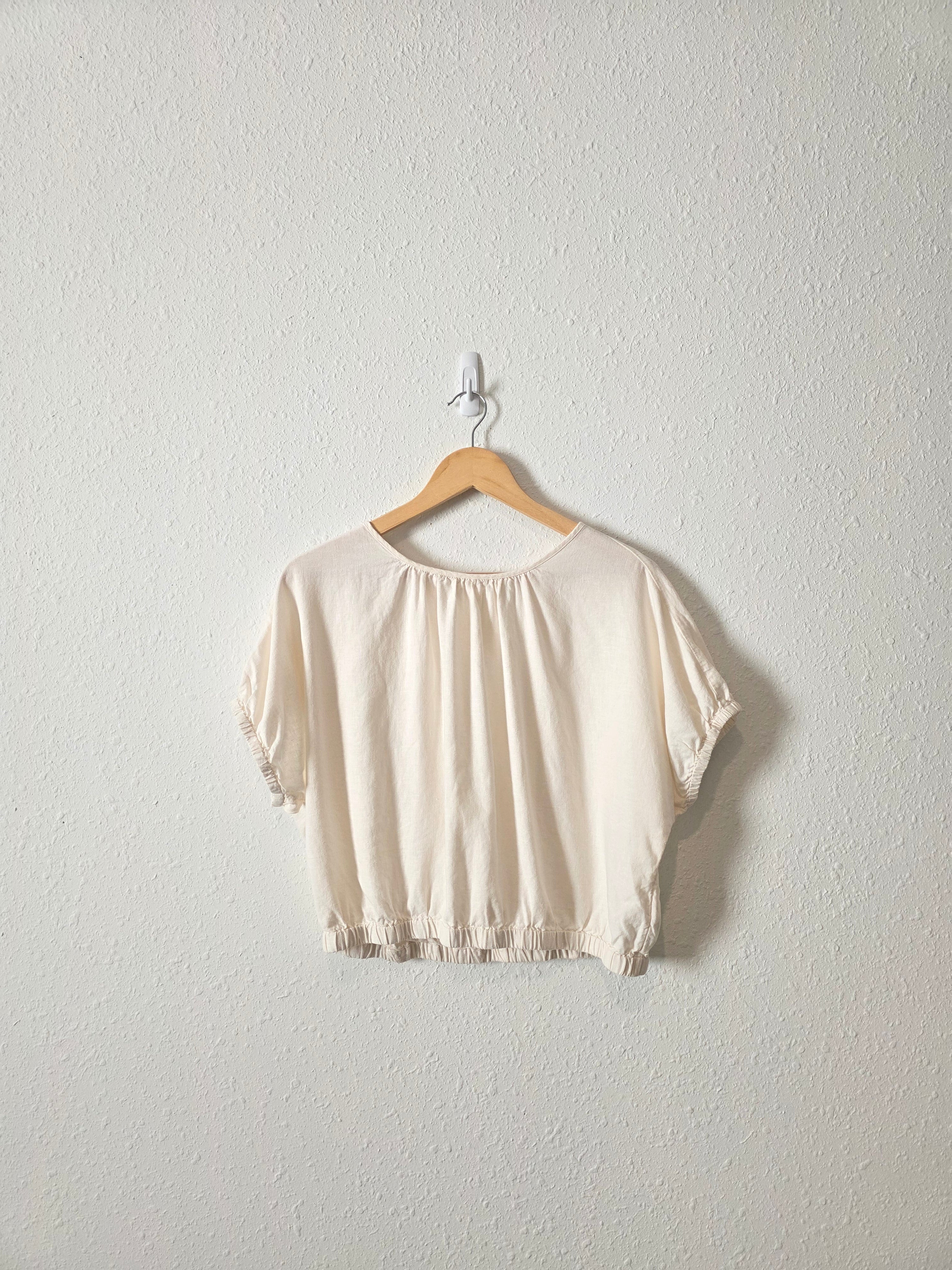 Madewell Linen Blend Relaxed Top (M)