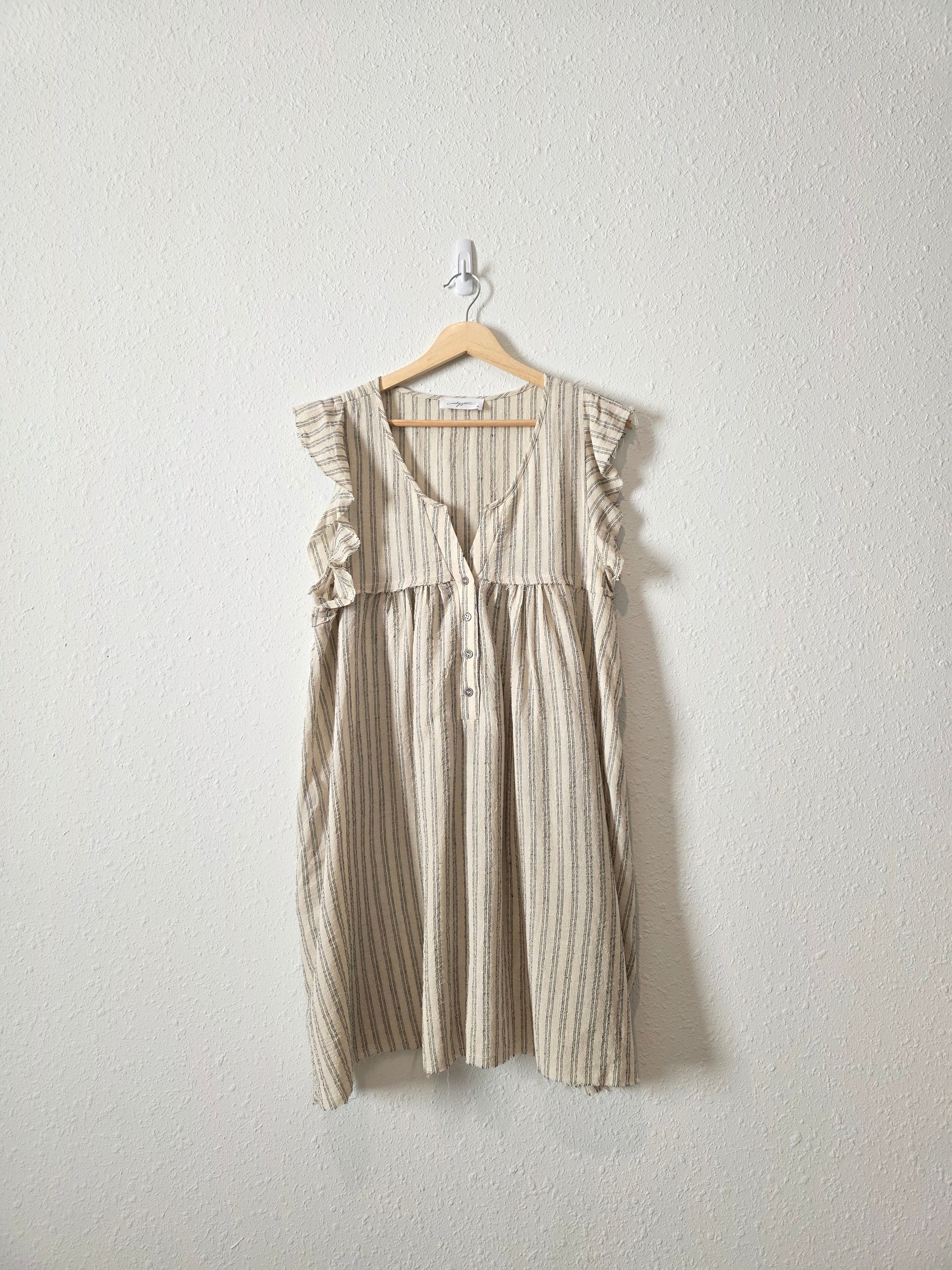 Carly Jean Striped Mini Dress (XL)
