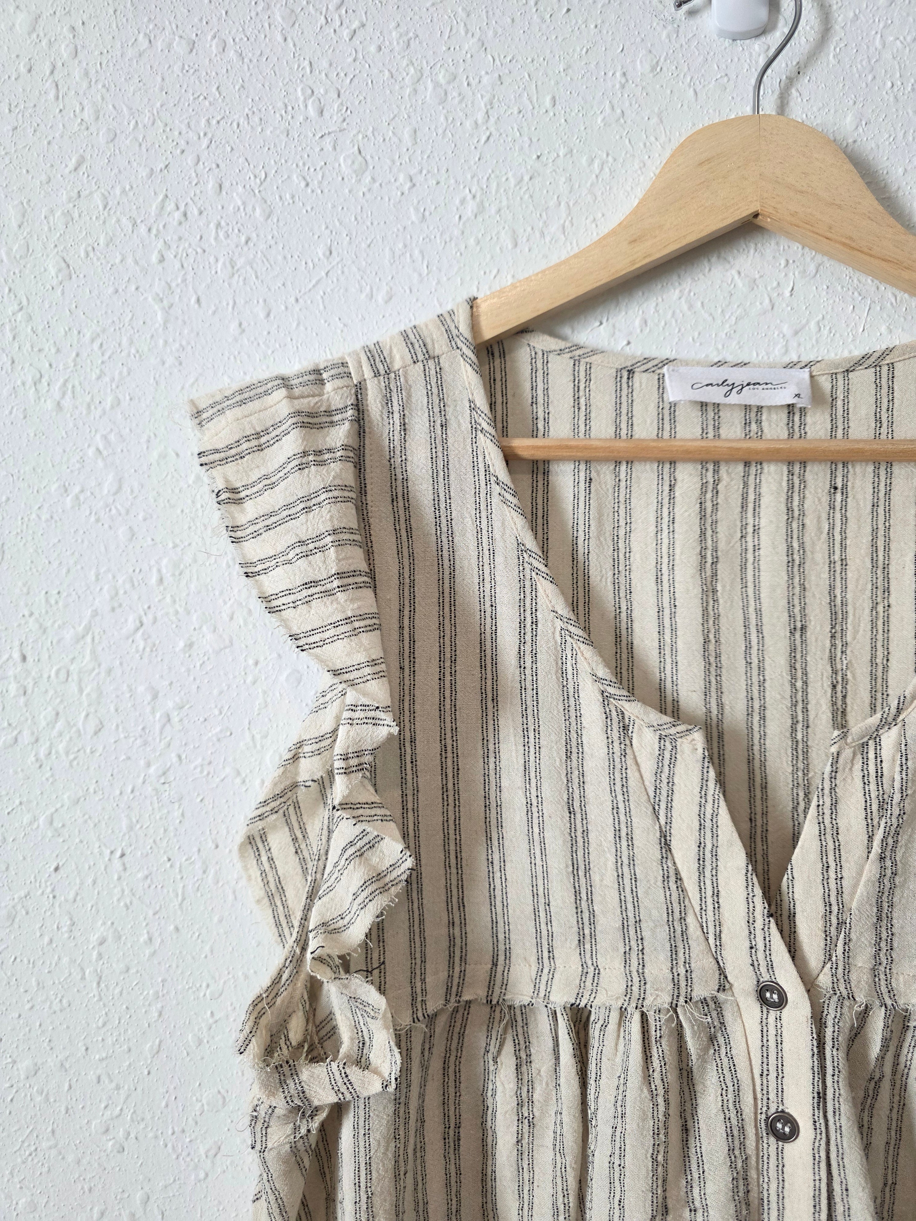 Carly Jean Striped Mini Dress (XL)