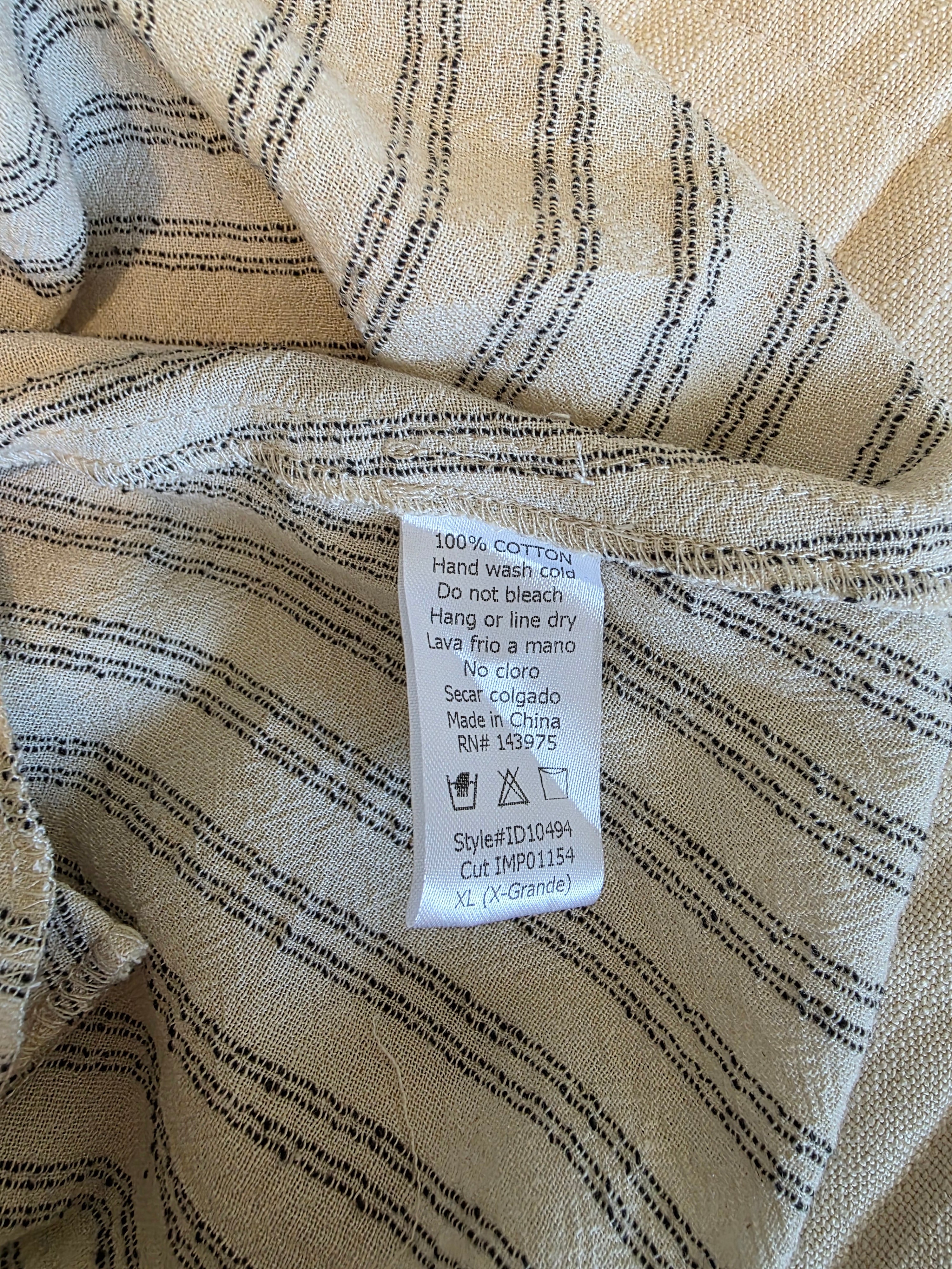 Carly Jean Striped Mini Dress (XL)