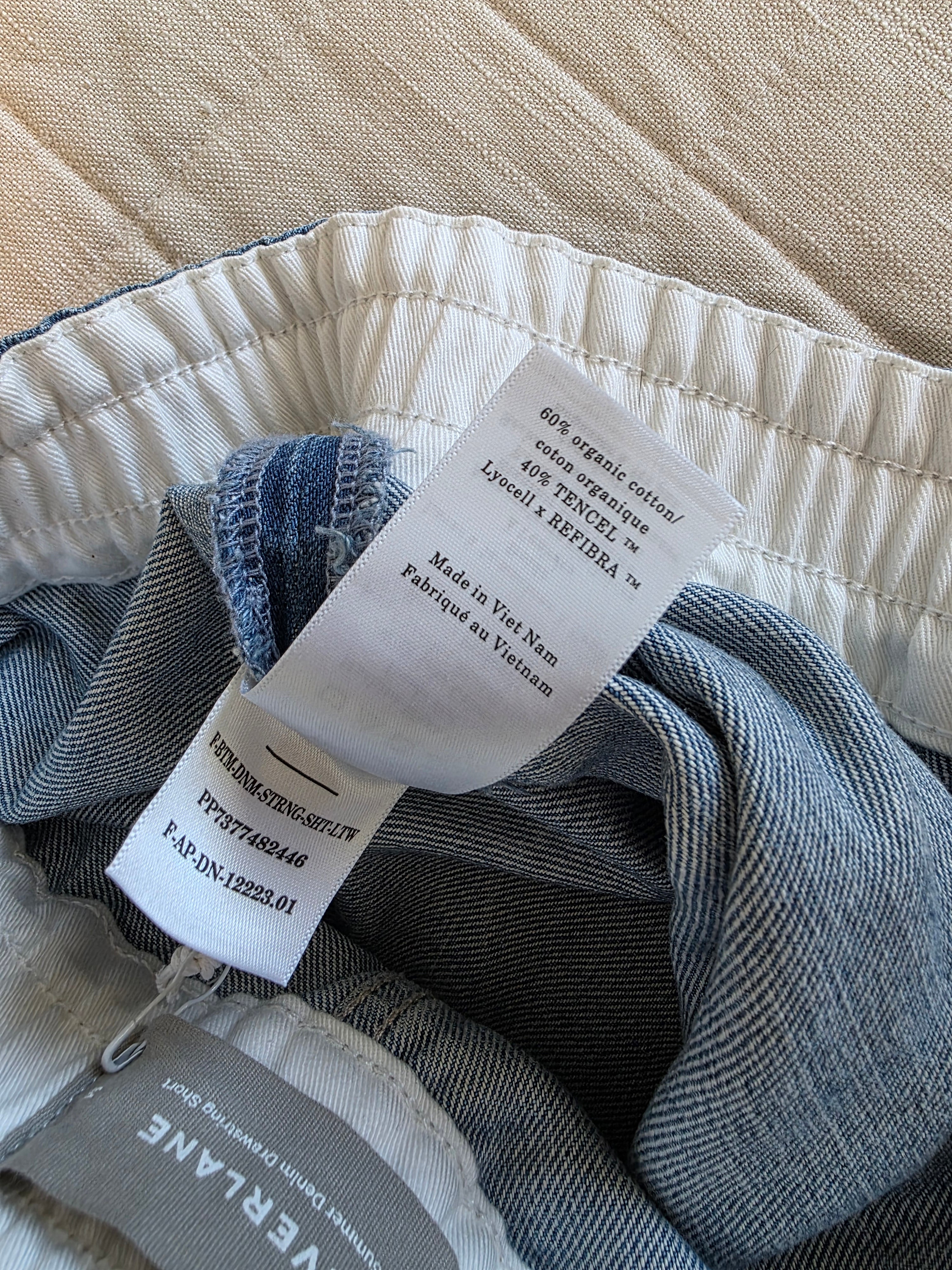 NEW Everlane Denim Easy Shorts (M)