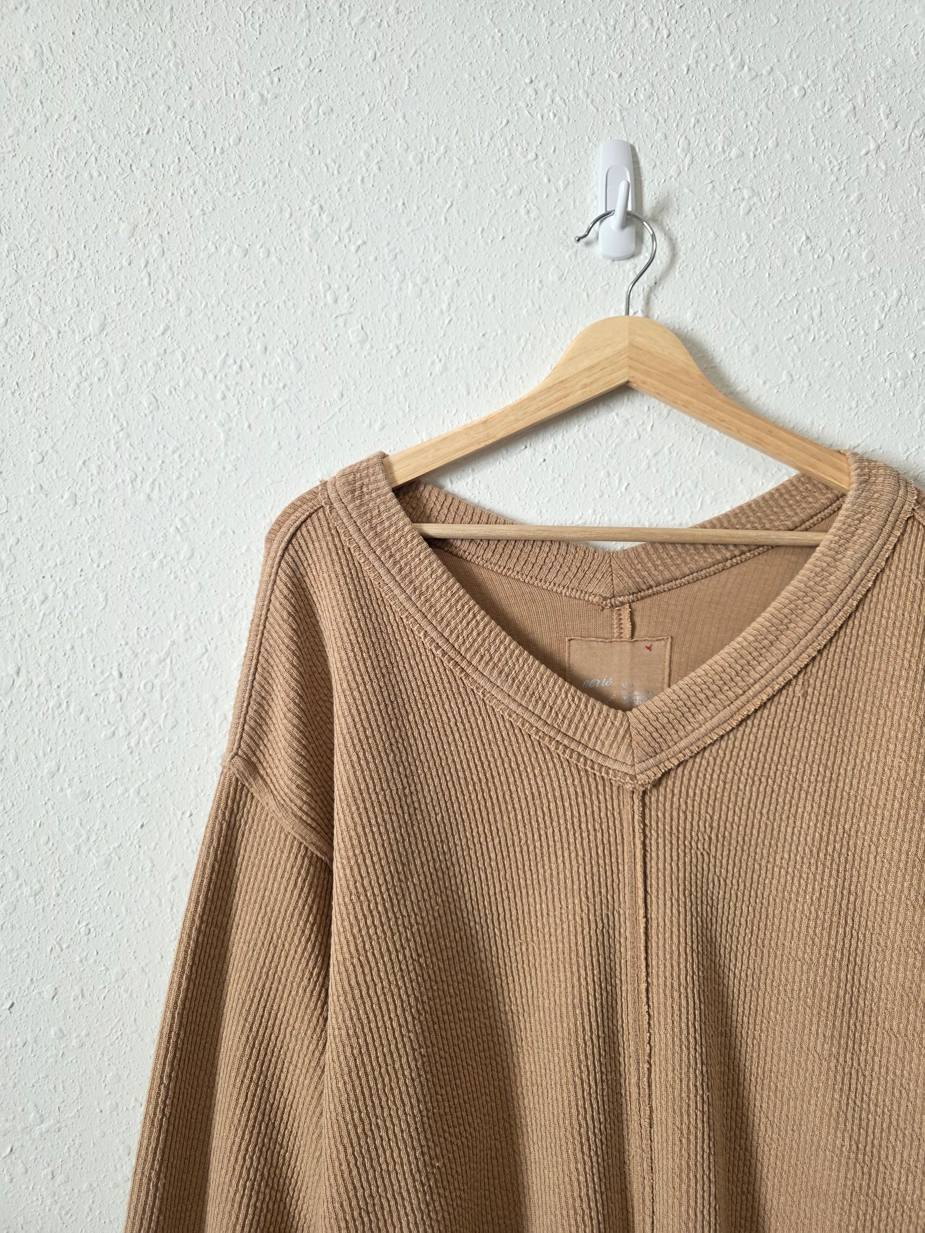 Aerie Oversized Ribbed Sweatshirt (XS)