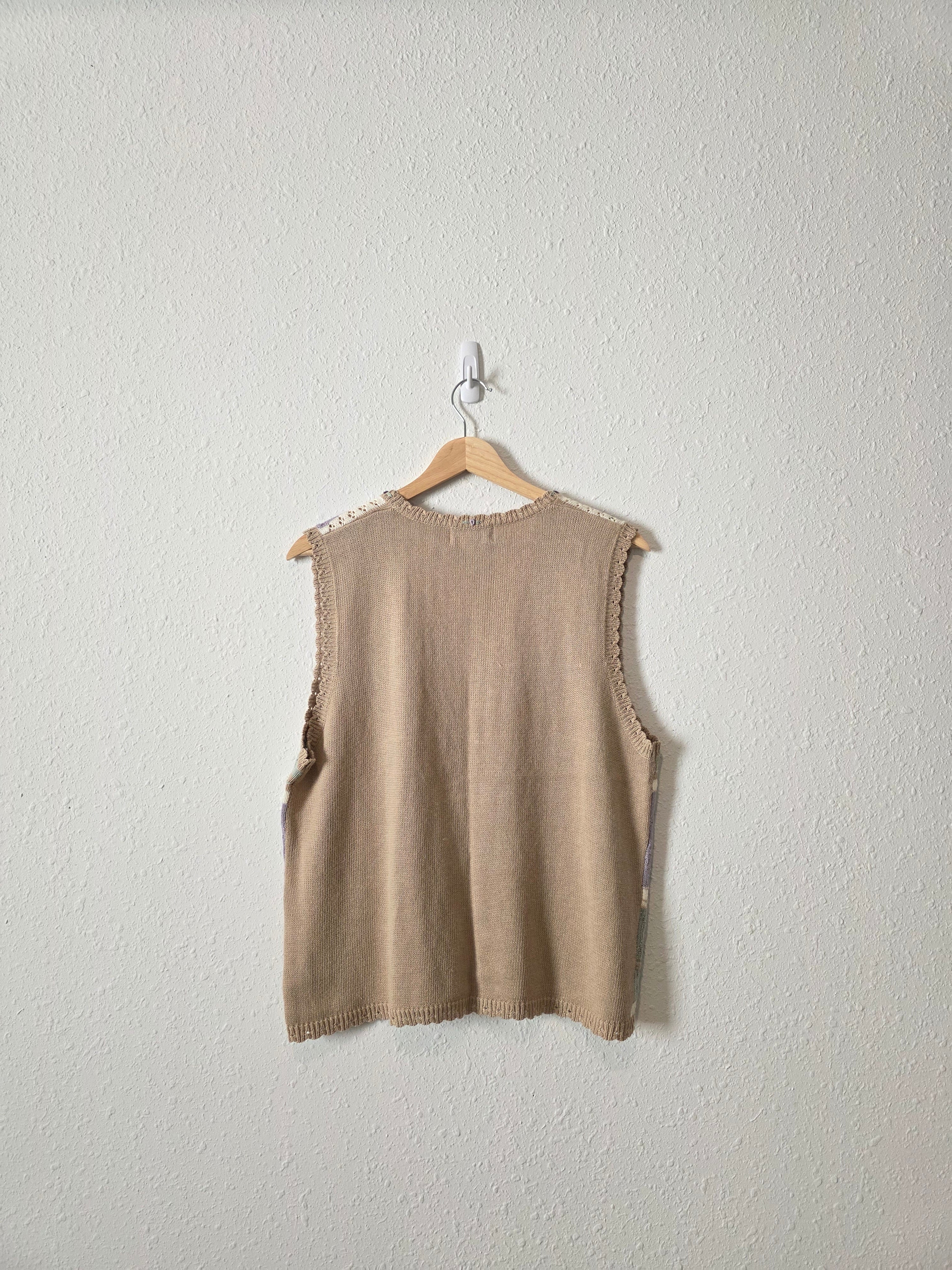 Vintage Floral Embroidered Vest (LP)