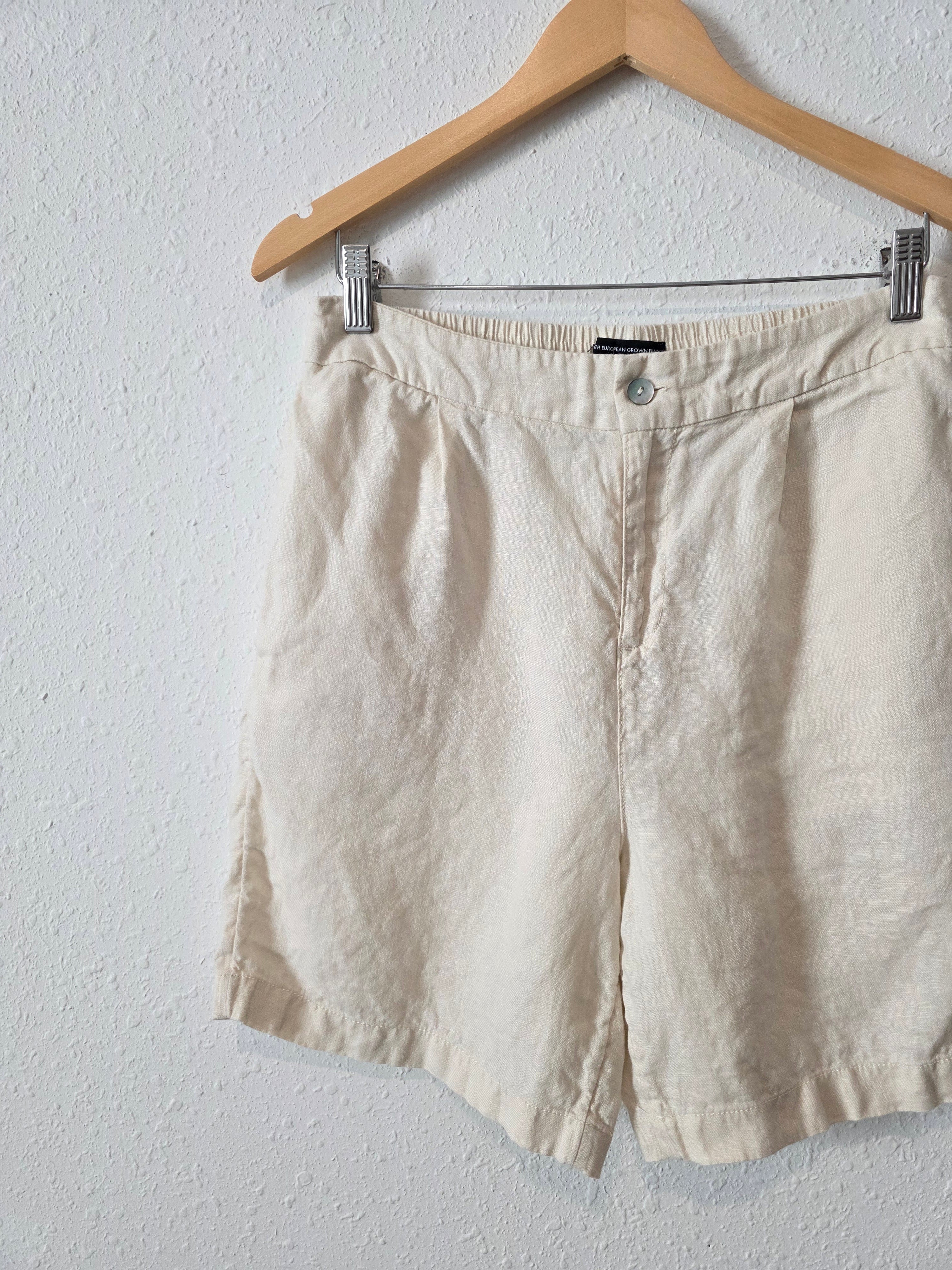 Relaxed Linen Shorts (L)