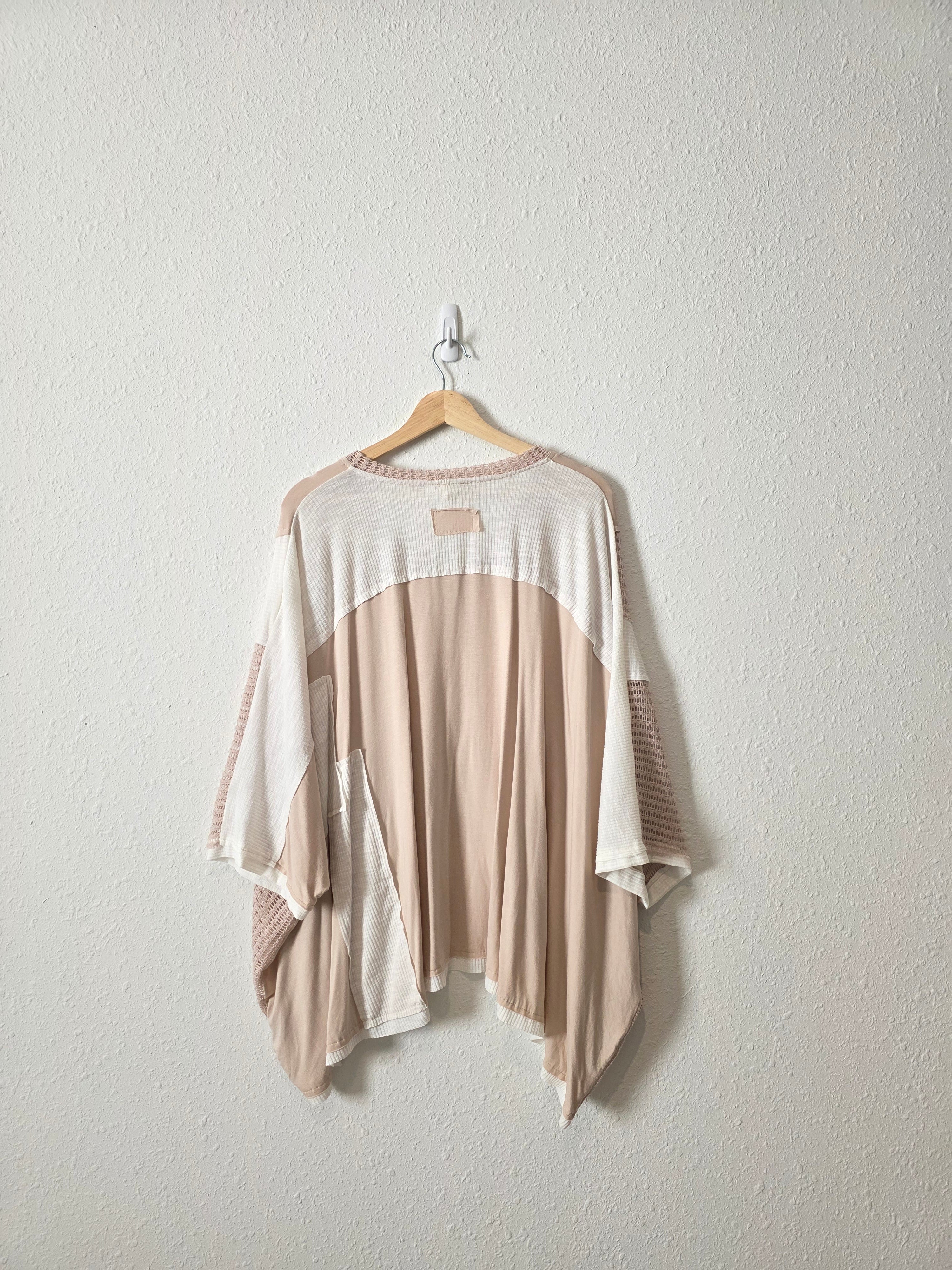 POL Neutral Oversized Top (L)