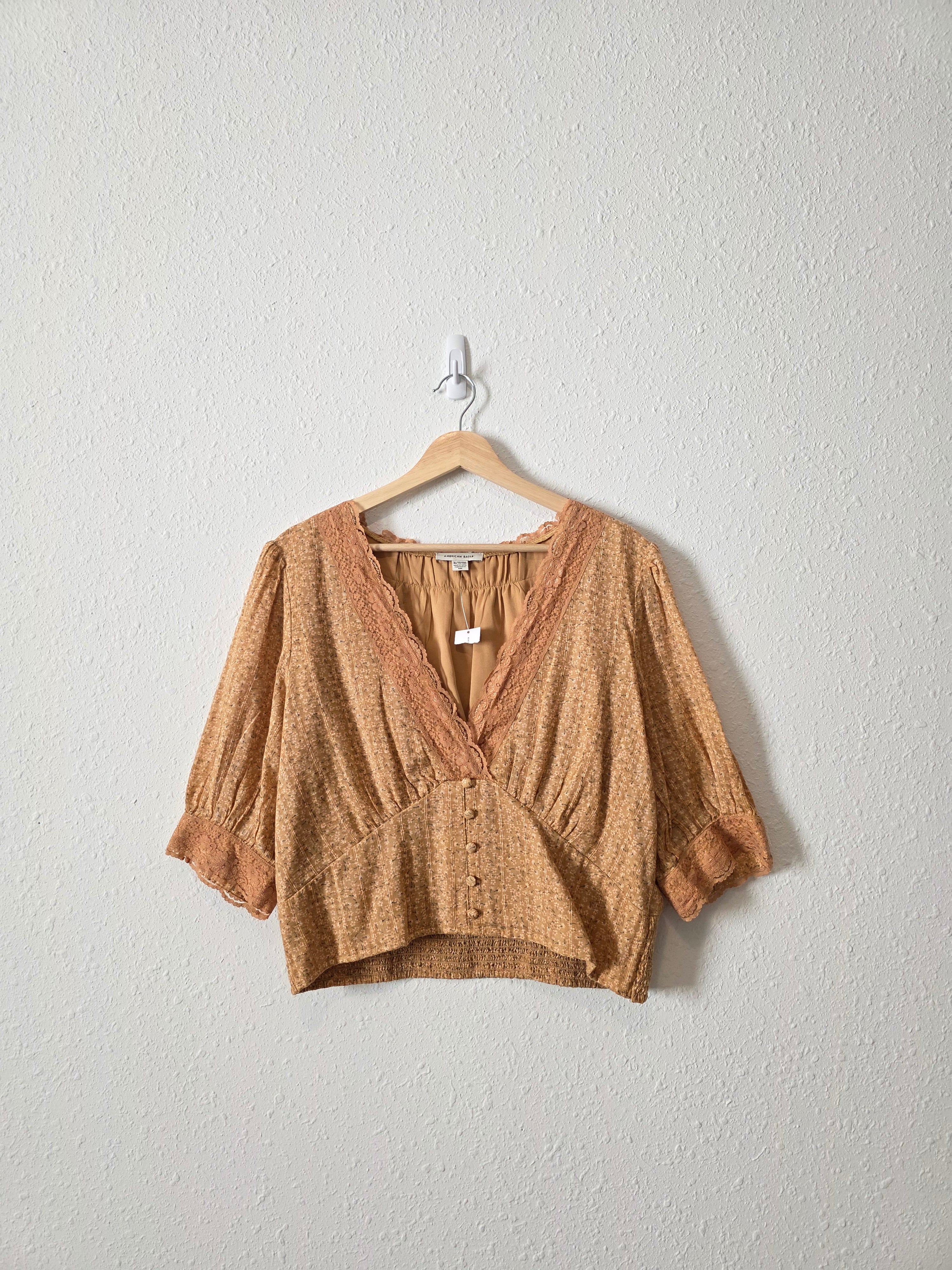 NEW Dainty Floral Lace Top (XL)