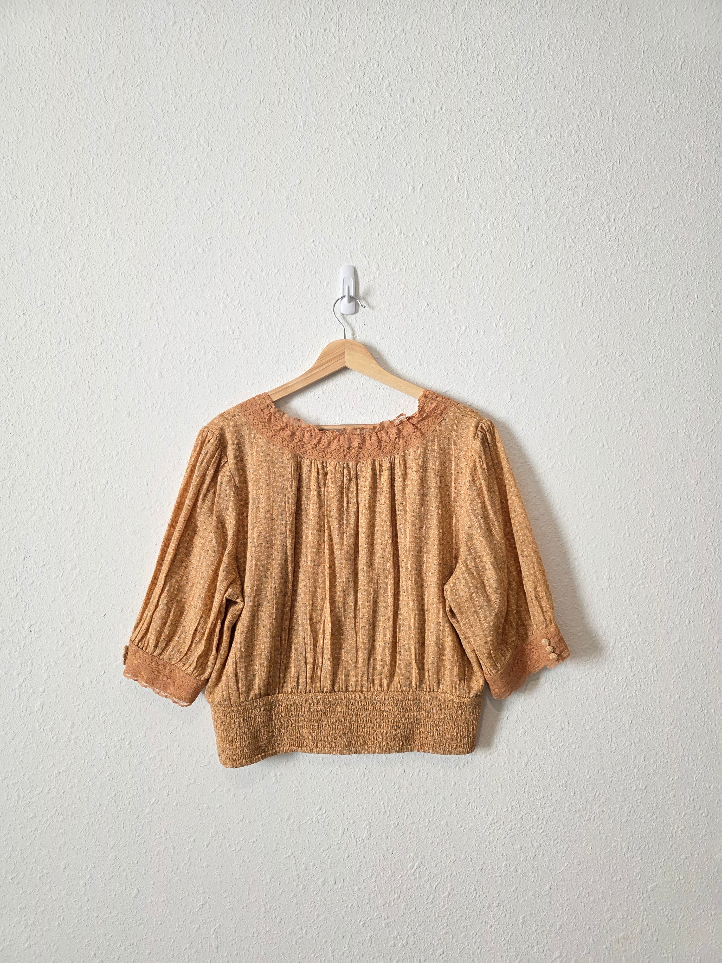 NEW Dainty Floral Lace Top (XL)