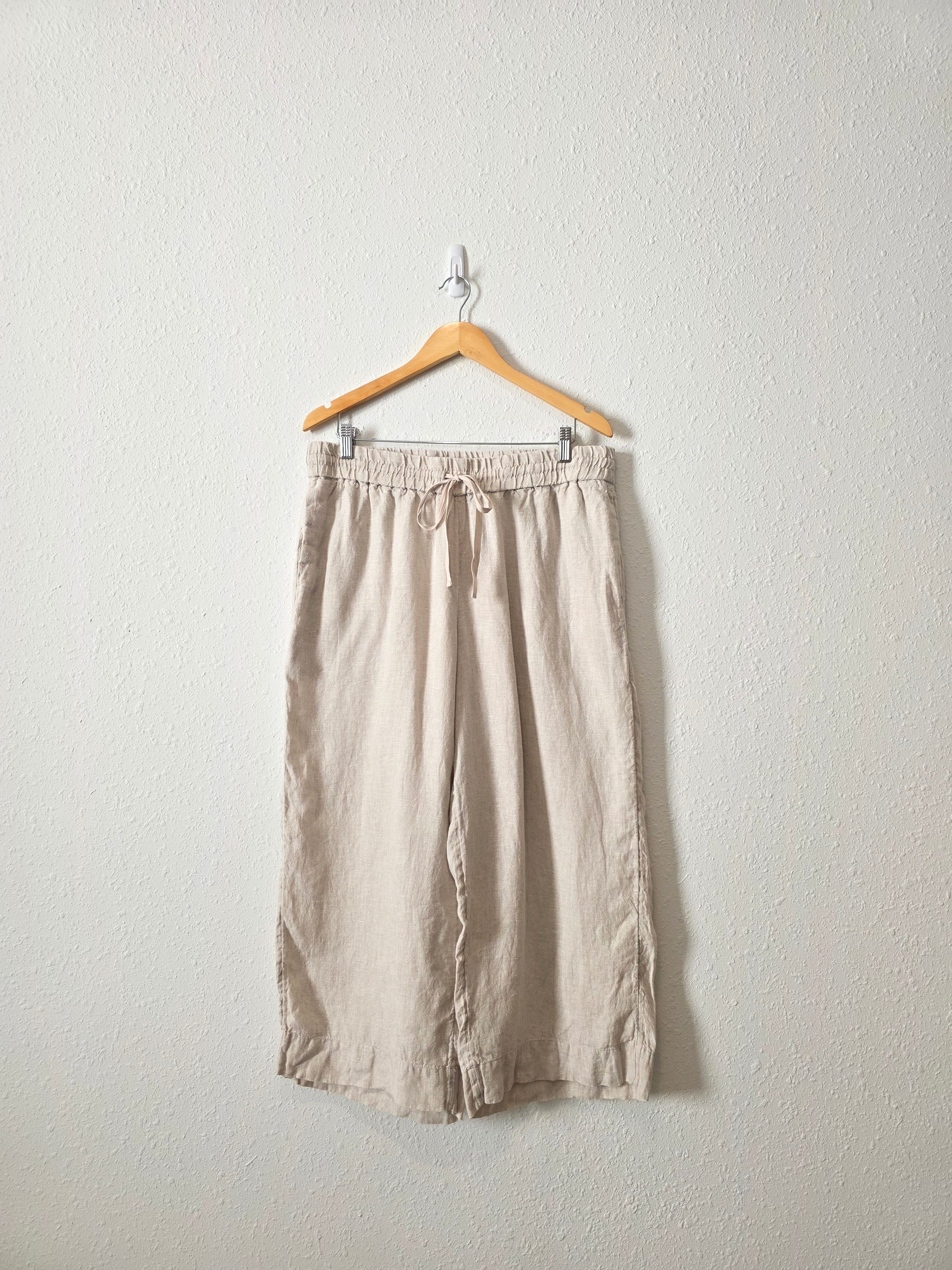 J.Crew Linen Wide Leg Pants (L)
