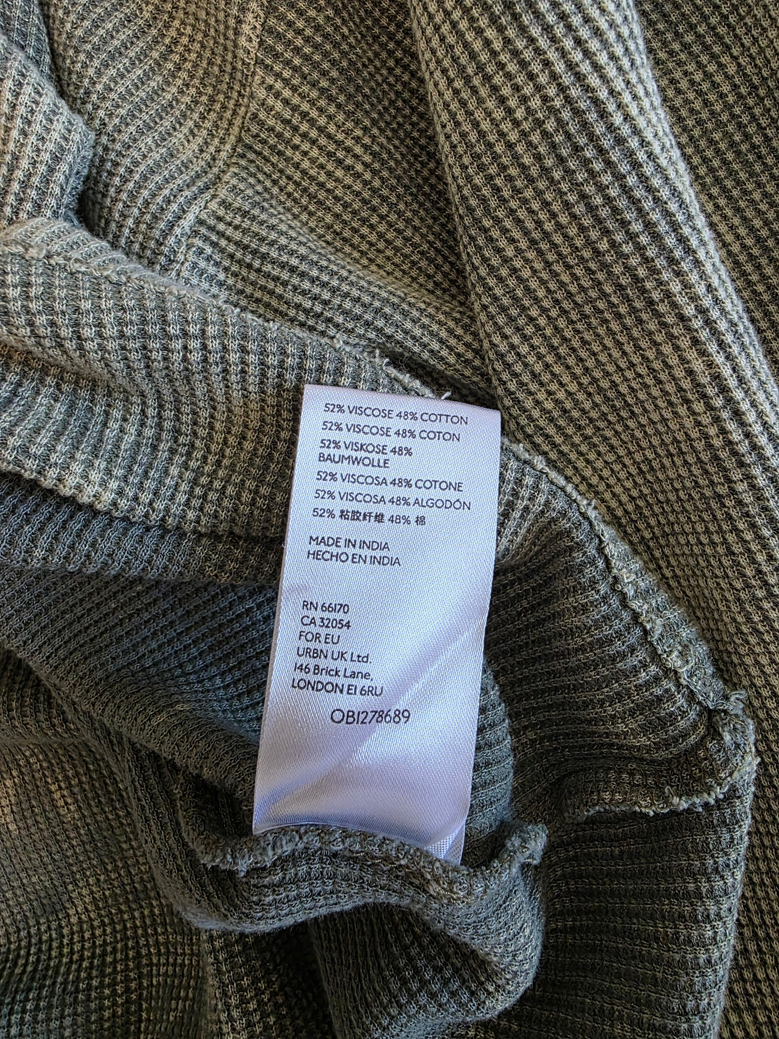 Anthropologie Puff Sleeve Thermal Top (XL)
