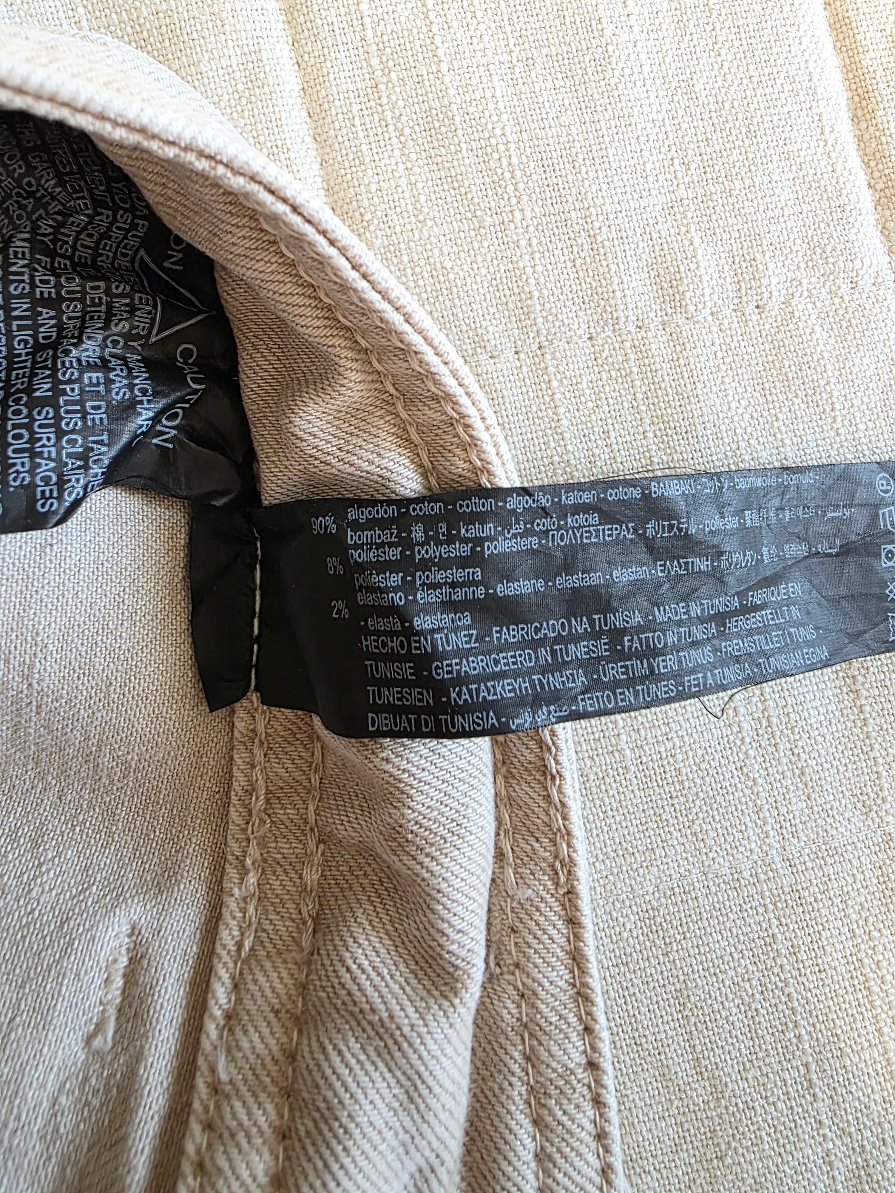 Zara Neutral Wide Leg Jeans (4)