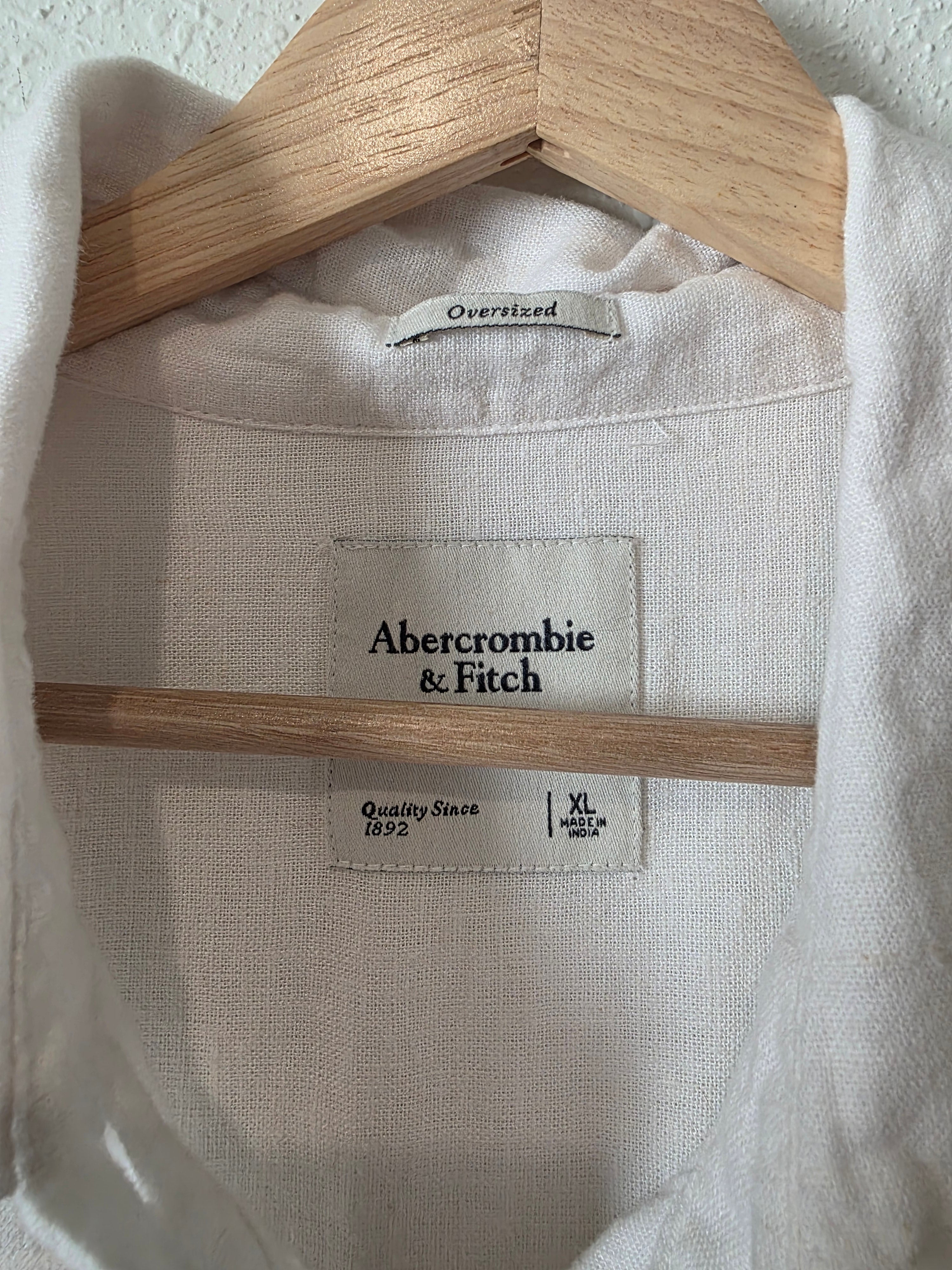 Abercrombie Linen Blend Button Up (XL)