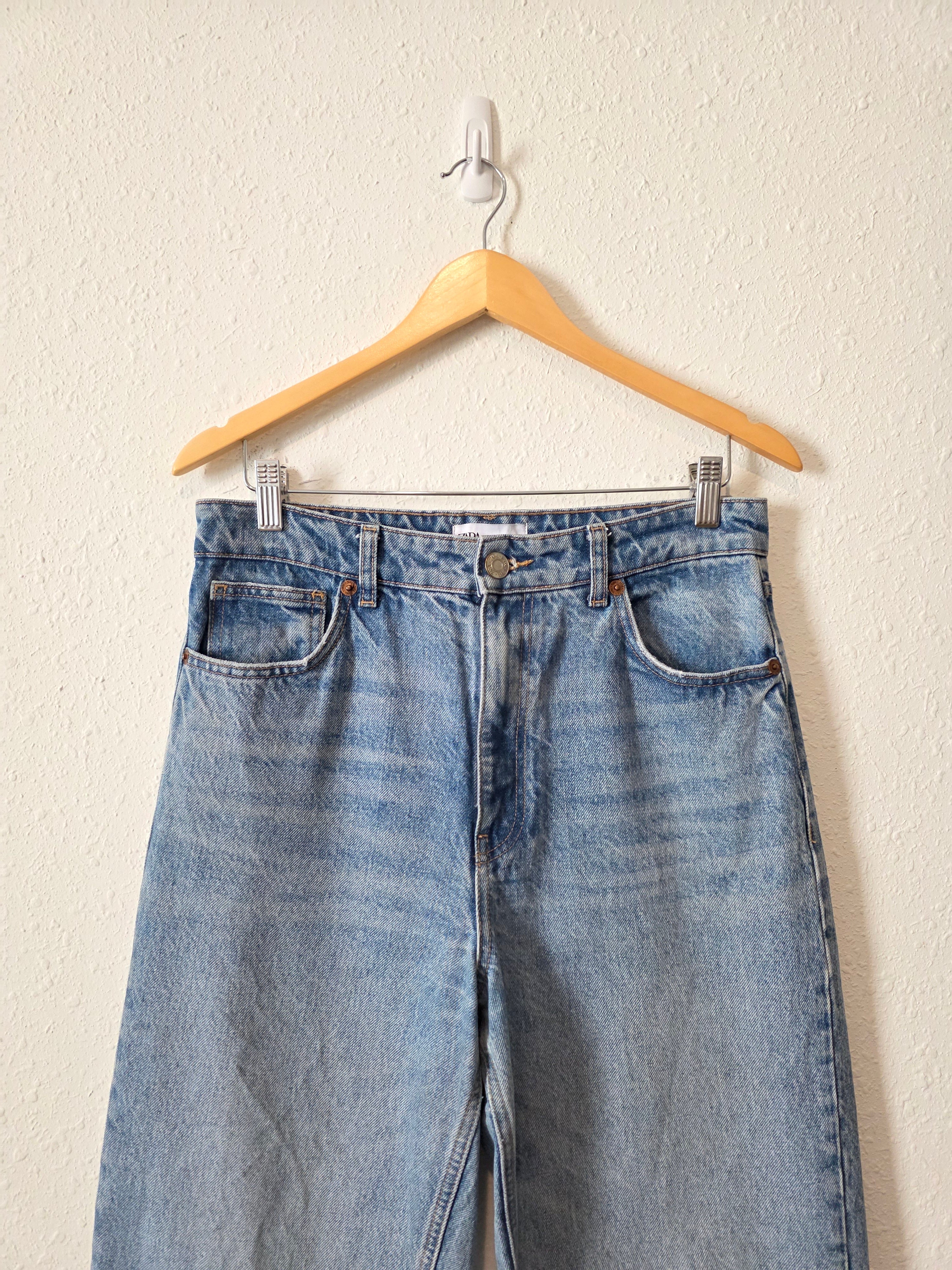 Zara Relaxed Wide Leg Jeans (8)