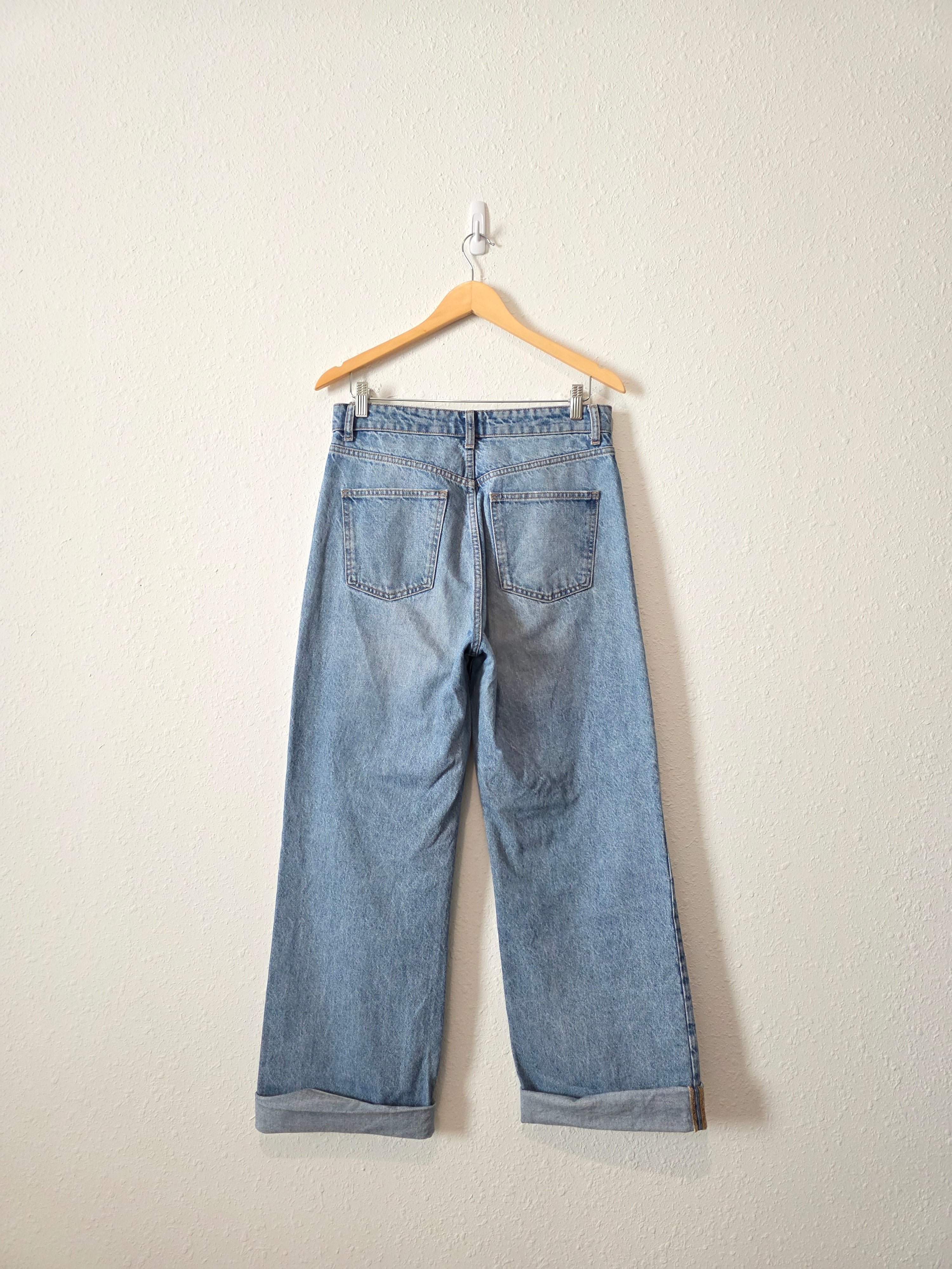 Zara Relaxed Wide Leg Jeans (8)
