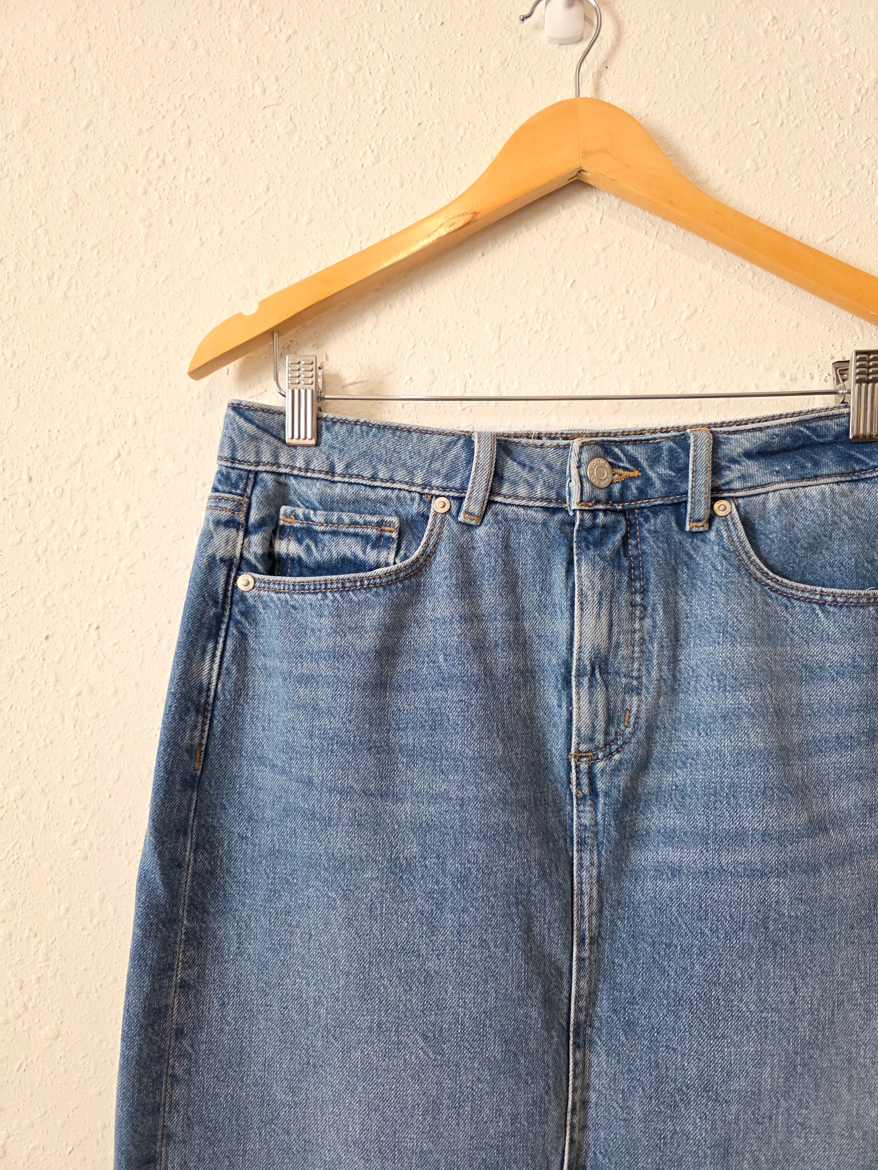 Loft Denim Maxi Skirt (2)