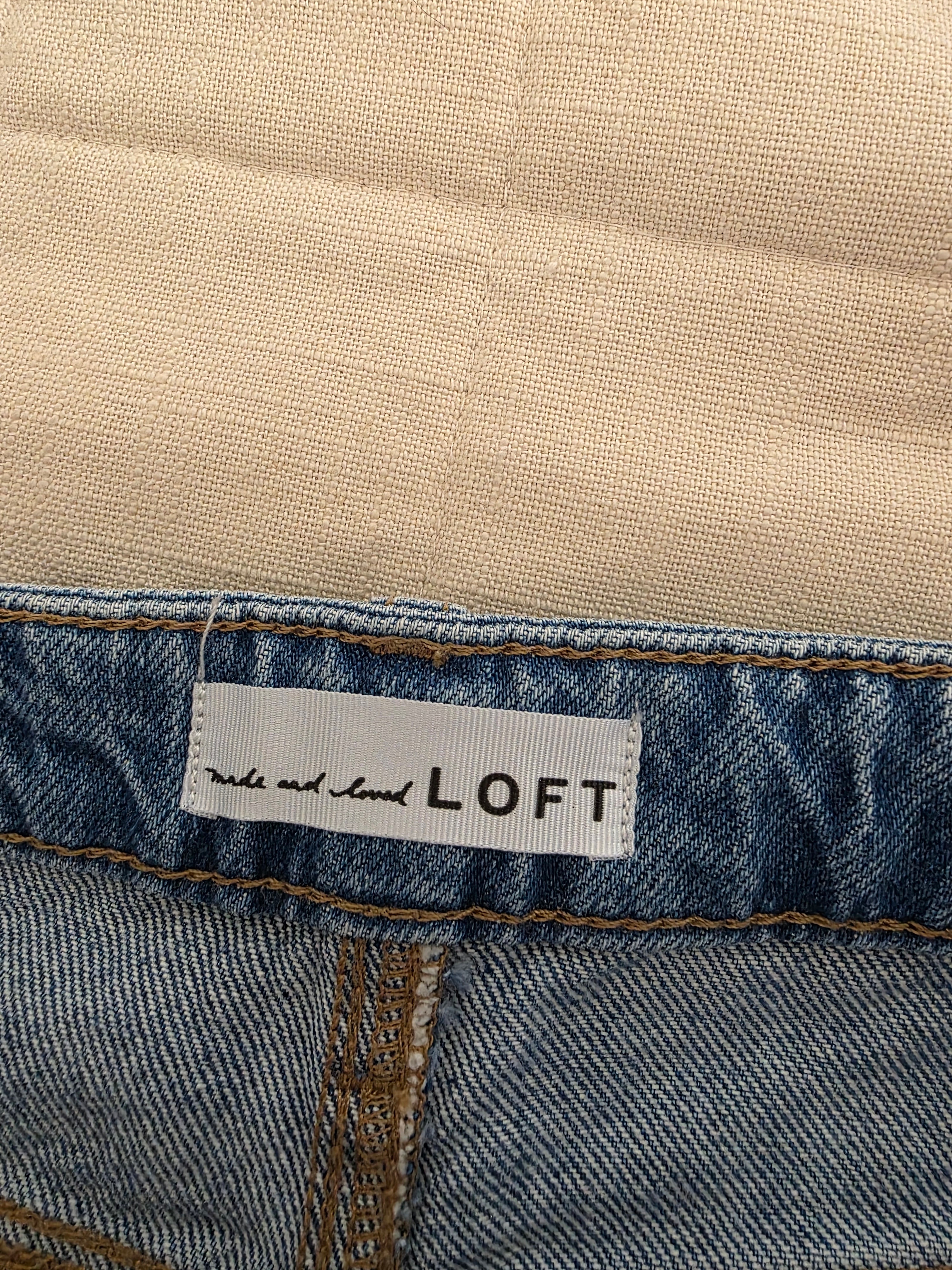 Loft Denim Maxi Skirt (2)