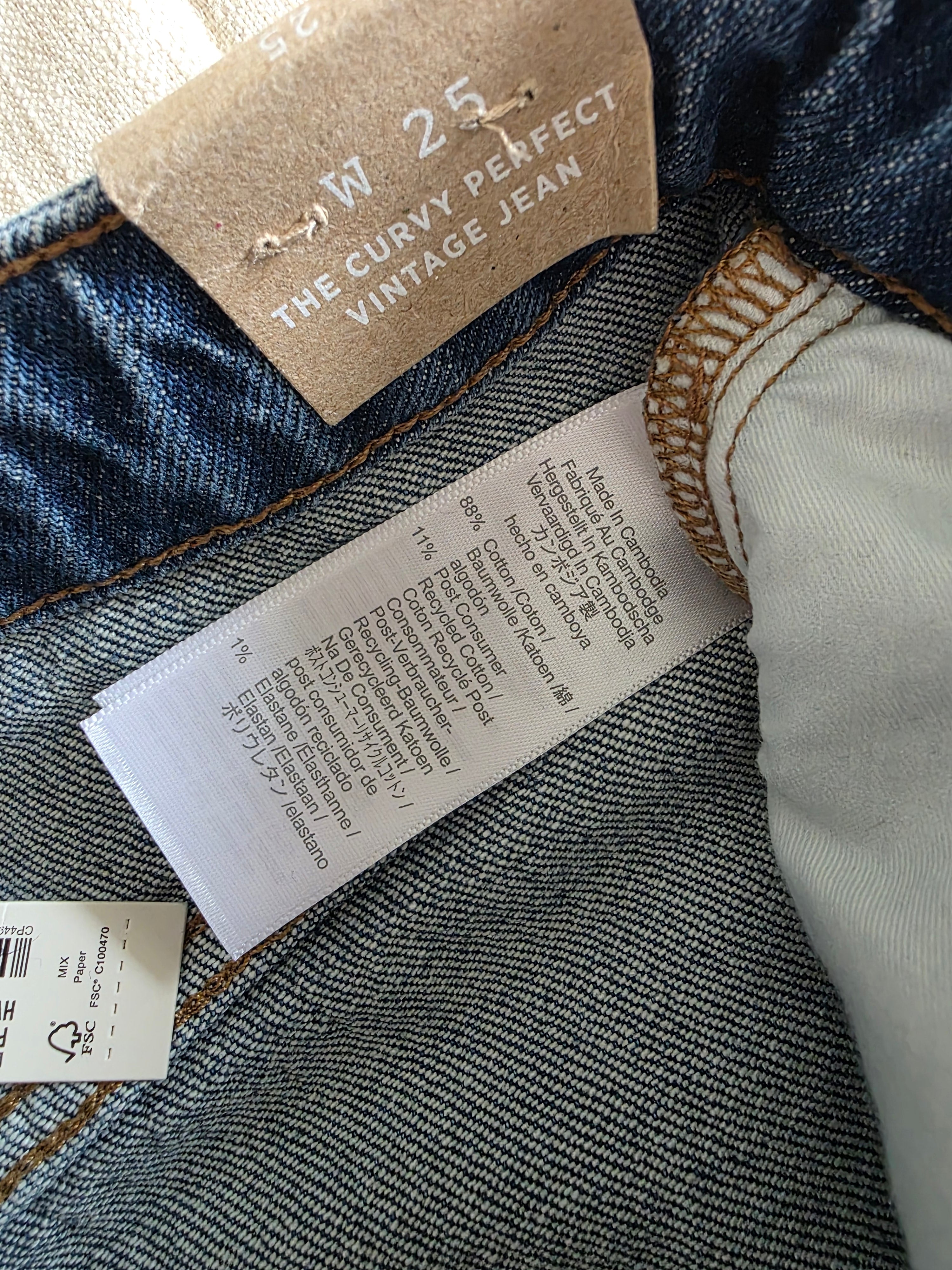 NEW Madewell Perfect Vintage Jeans (25)