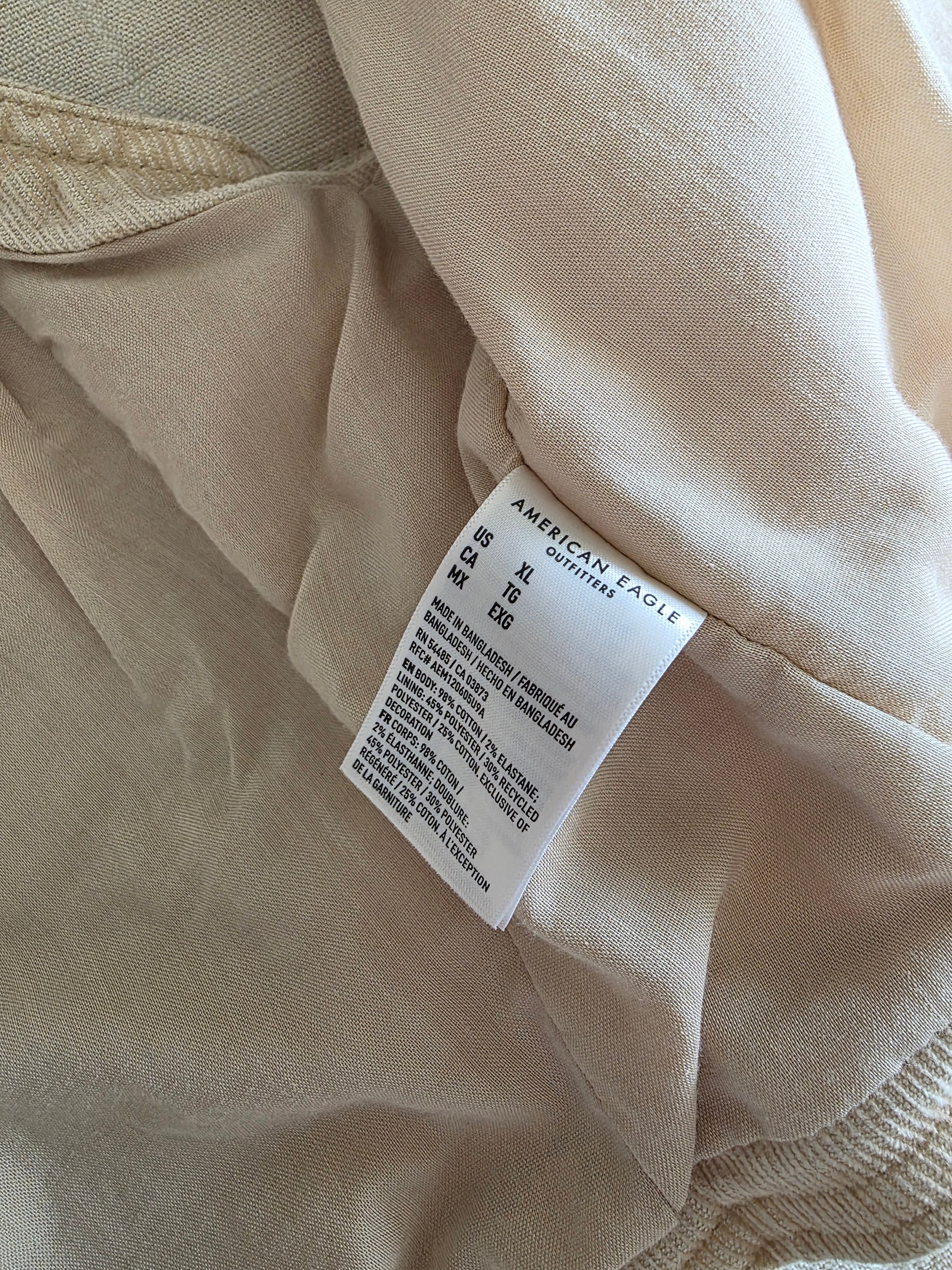 NEW Cropped Corduroy Vest (XL)