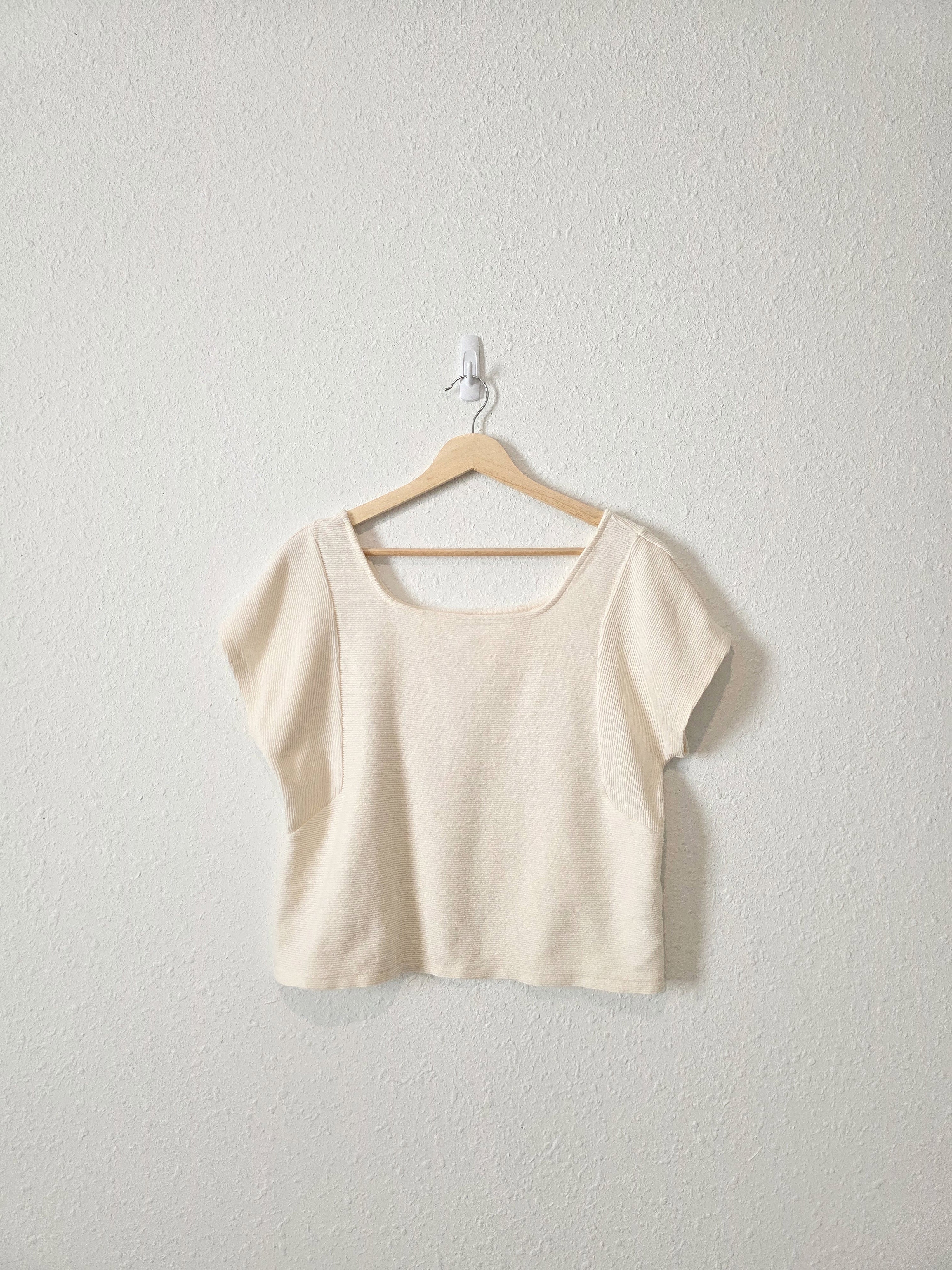 Madewell Ribbed Cotton Top (S)