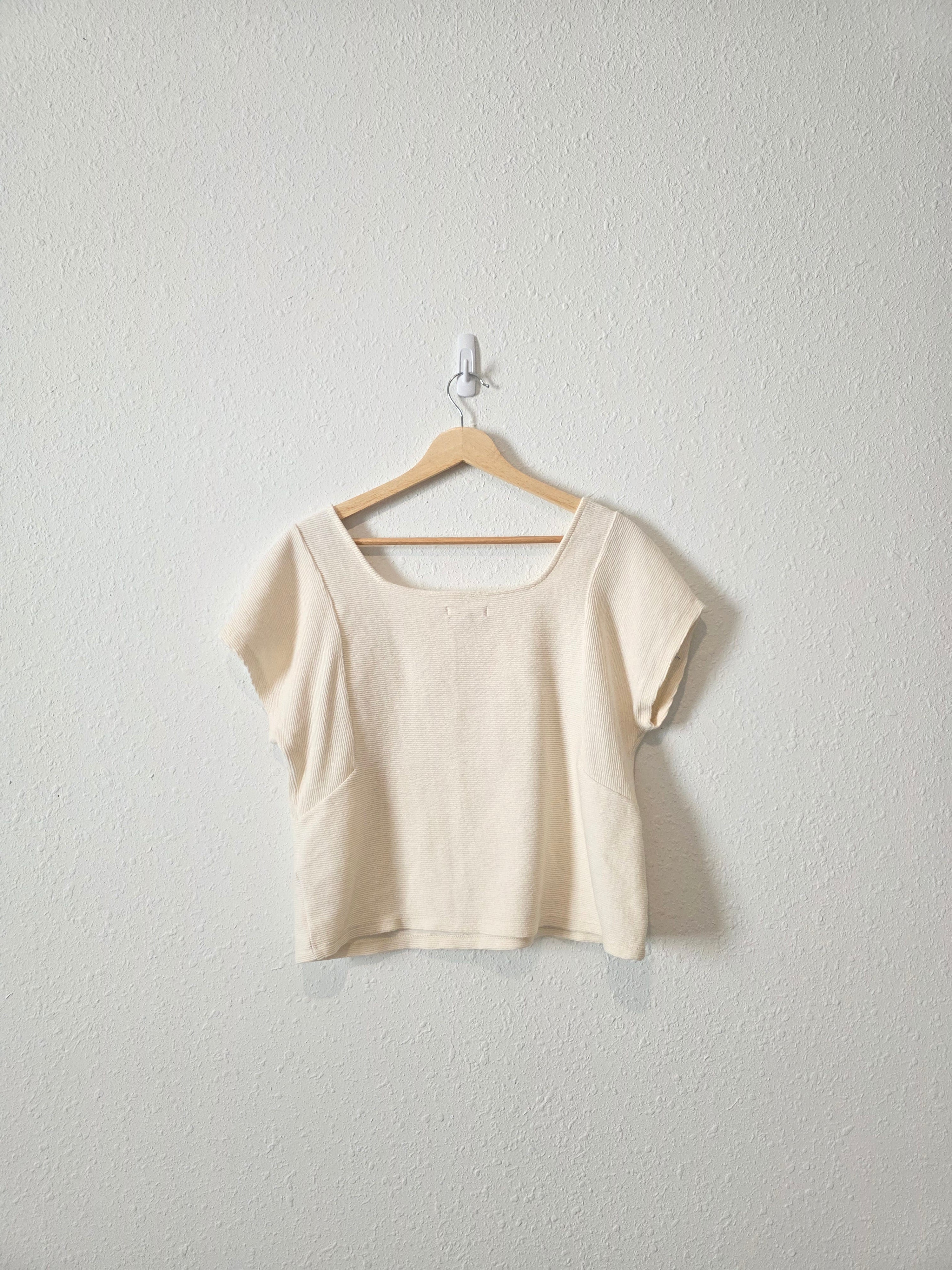 Madewell Ribbed Cotton Top (S)