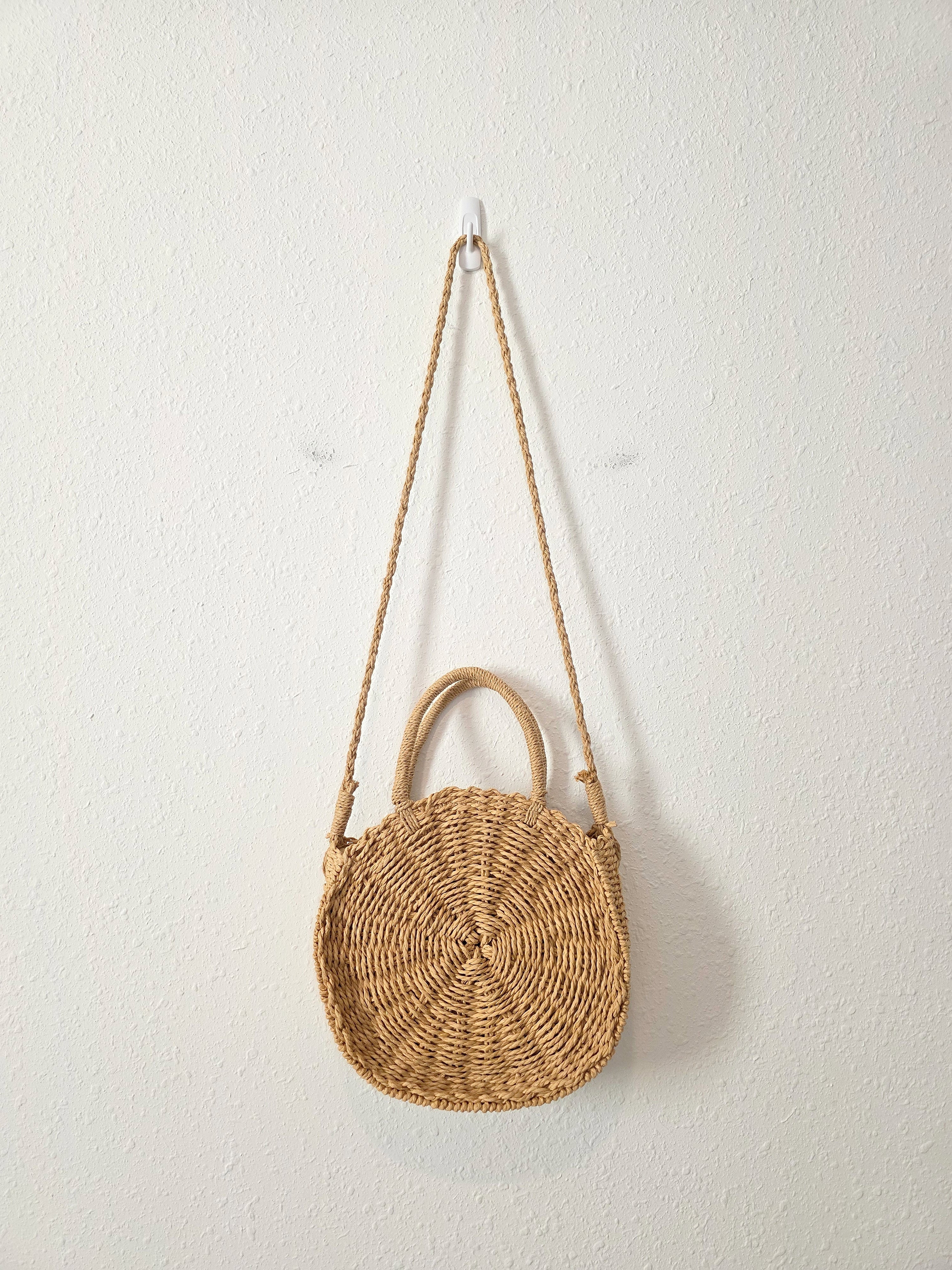 Straw Crossbody Purse