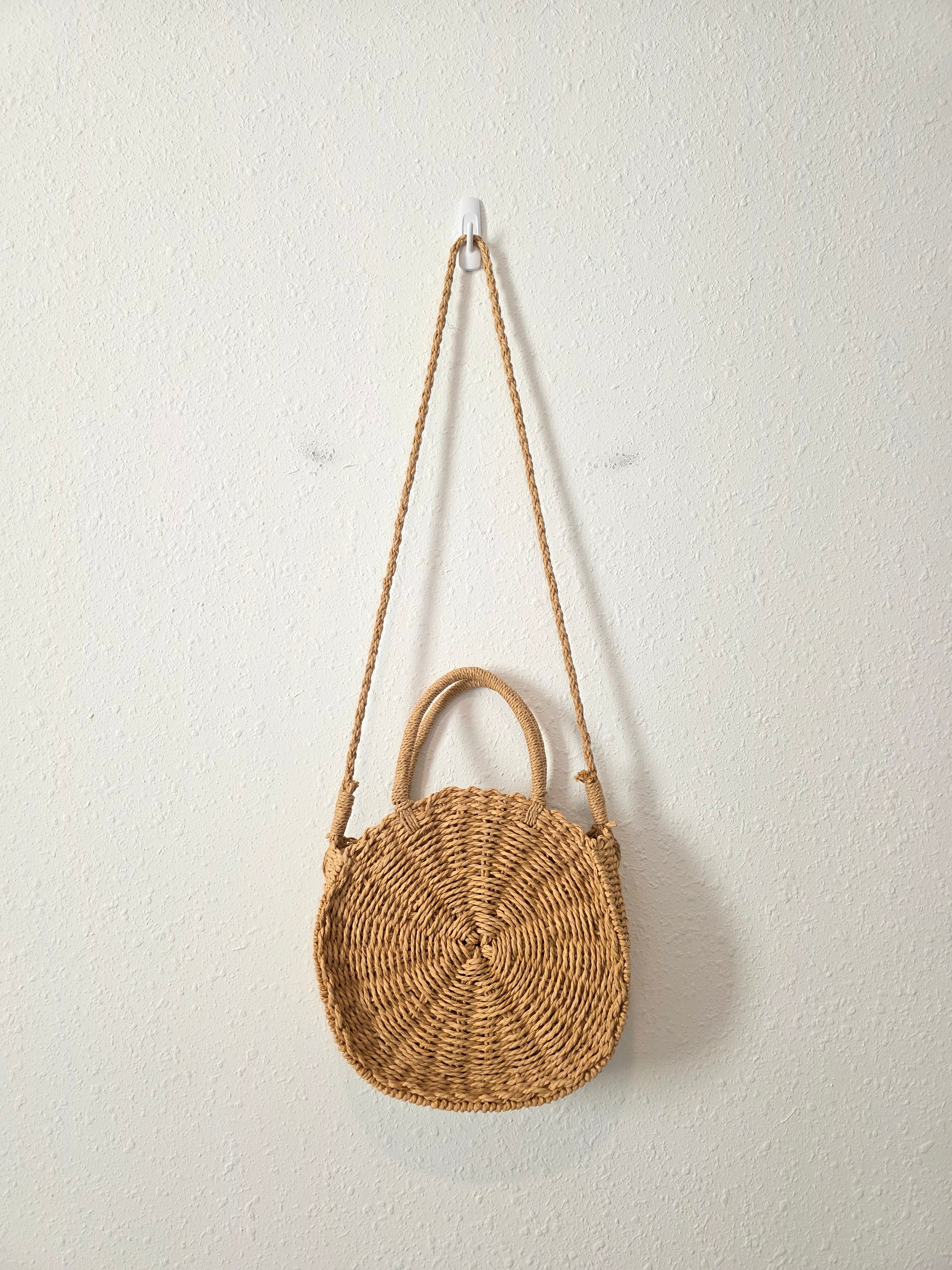 Straw Crossbody Purse