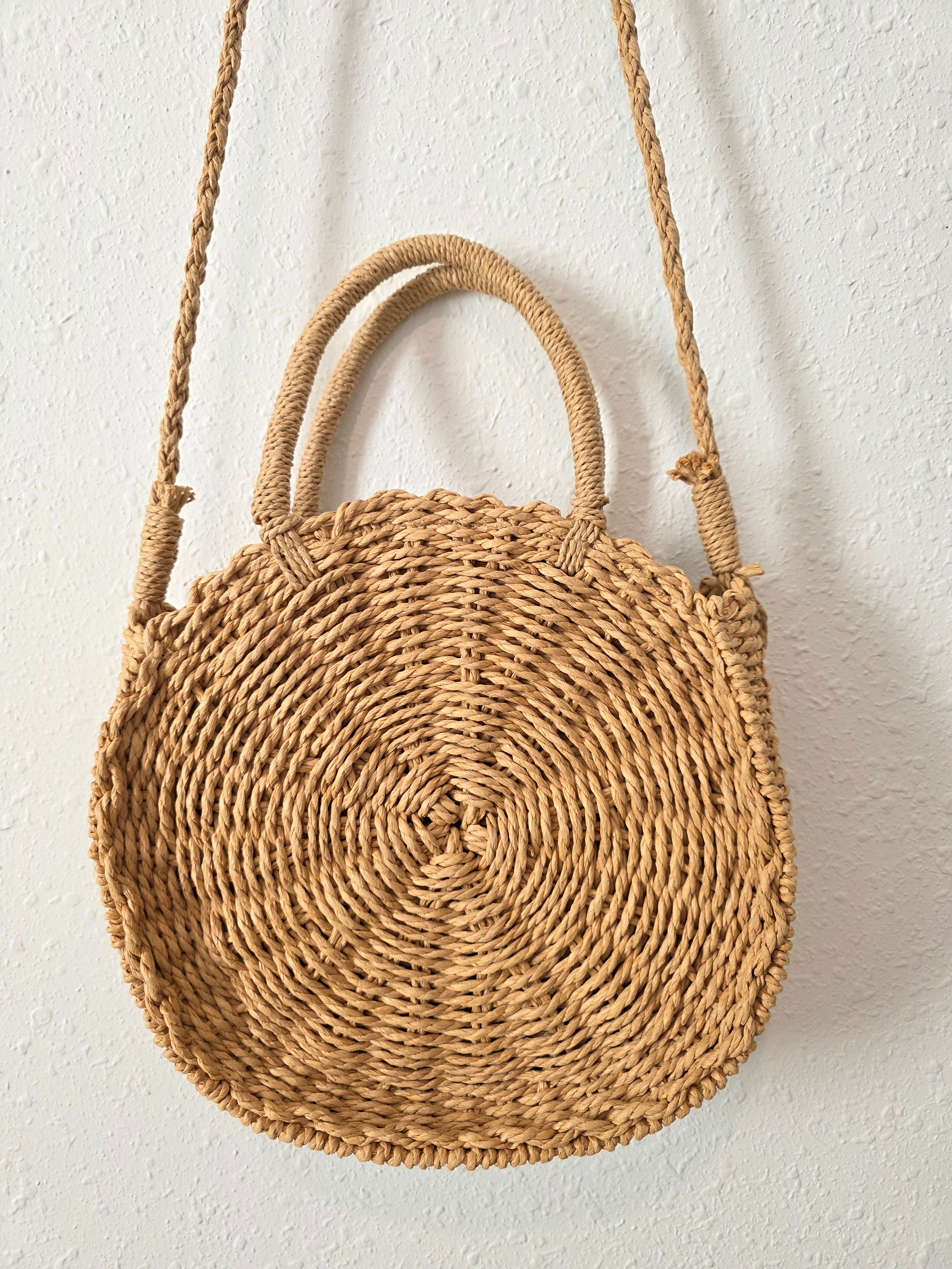 Straw Crossbody Purse