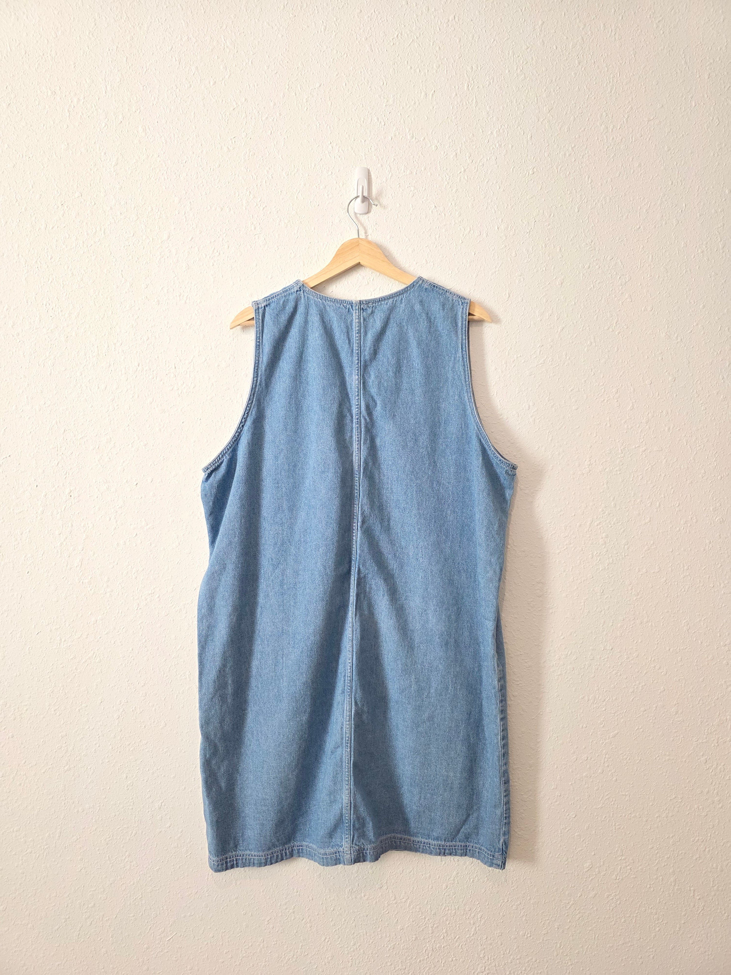 Vintage Denim Mini Dress (1X)