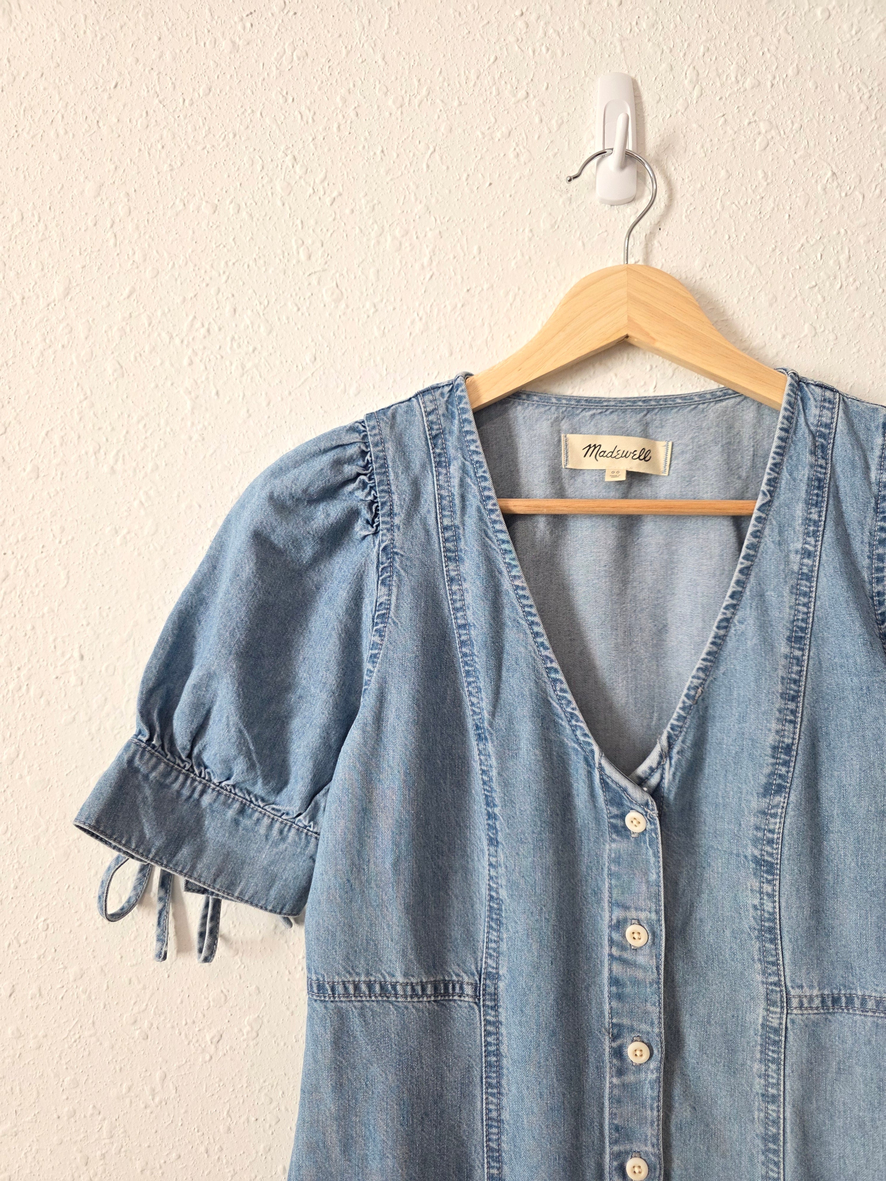 Madewell Denim Mini Dress (00)
