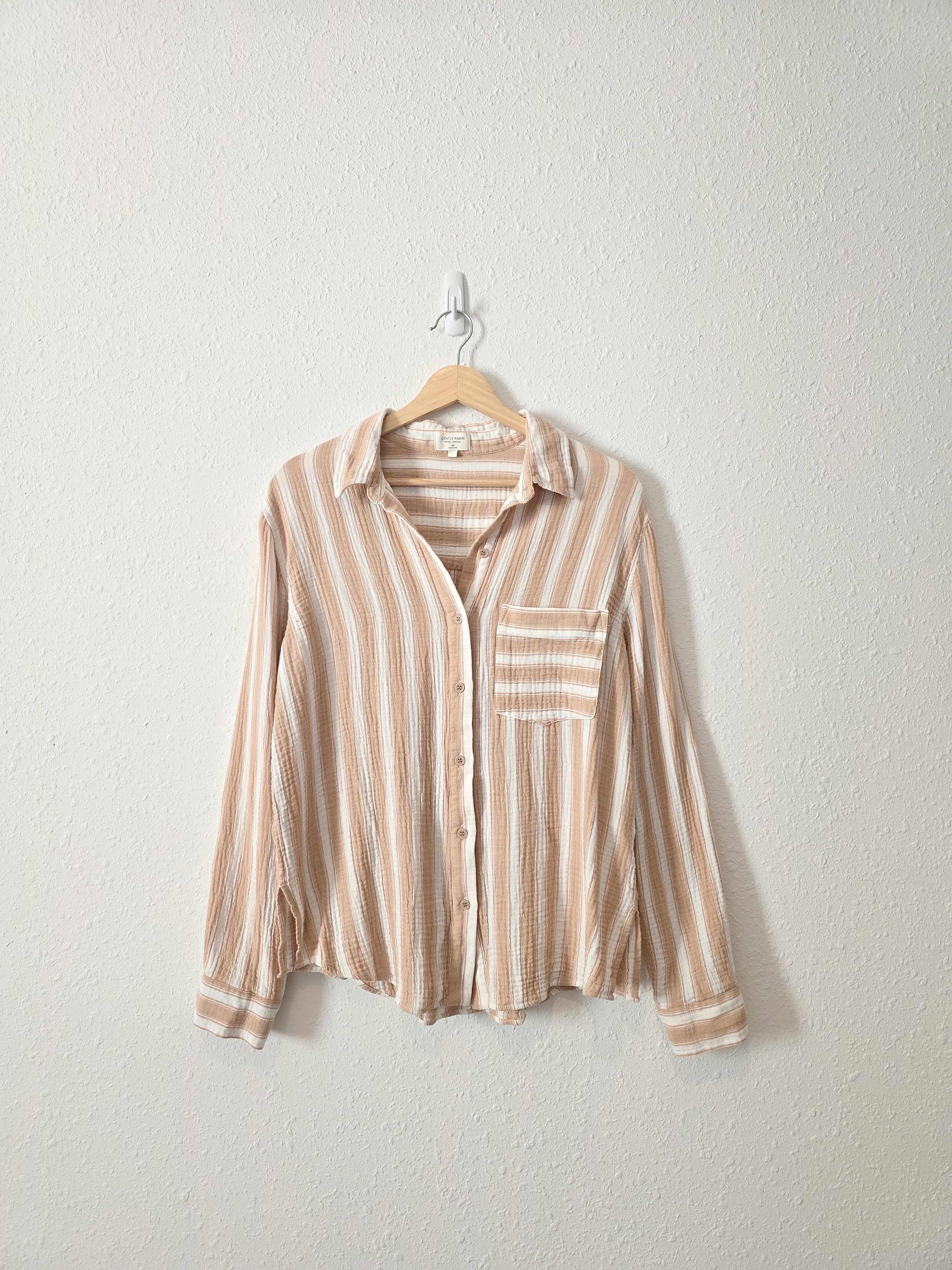 Gentle Fawn Cotton Gauze Button Up (M)