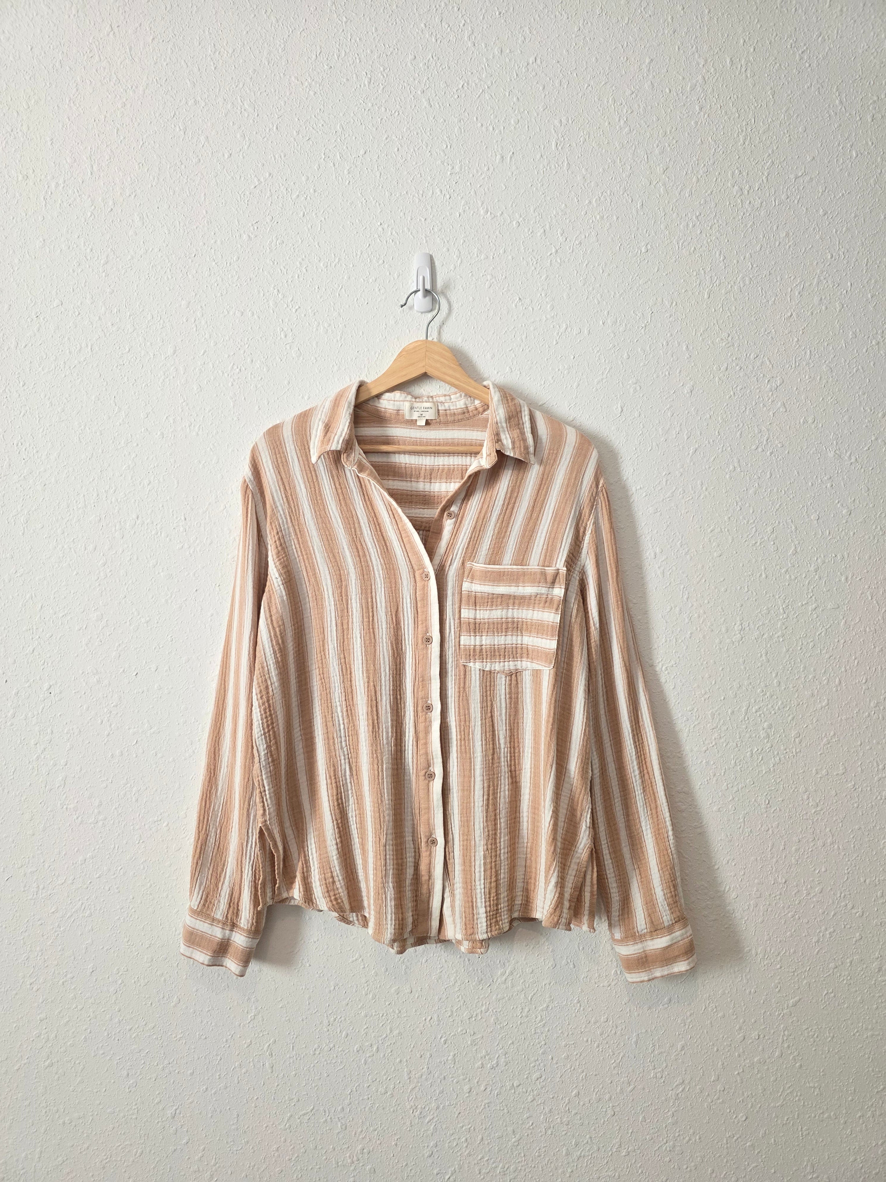 Gentle Fawn Cotton Gauze Button Up (M)