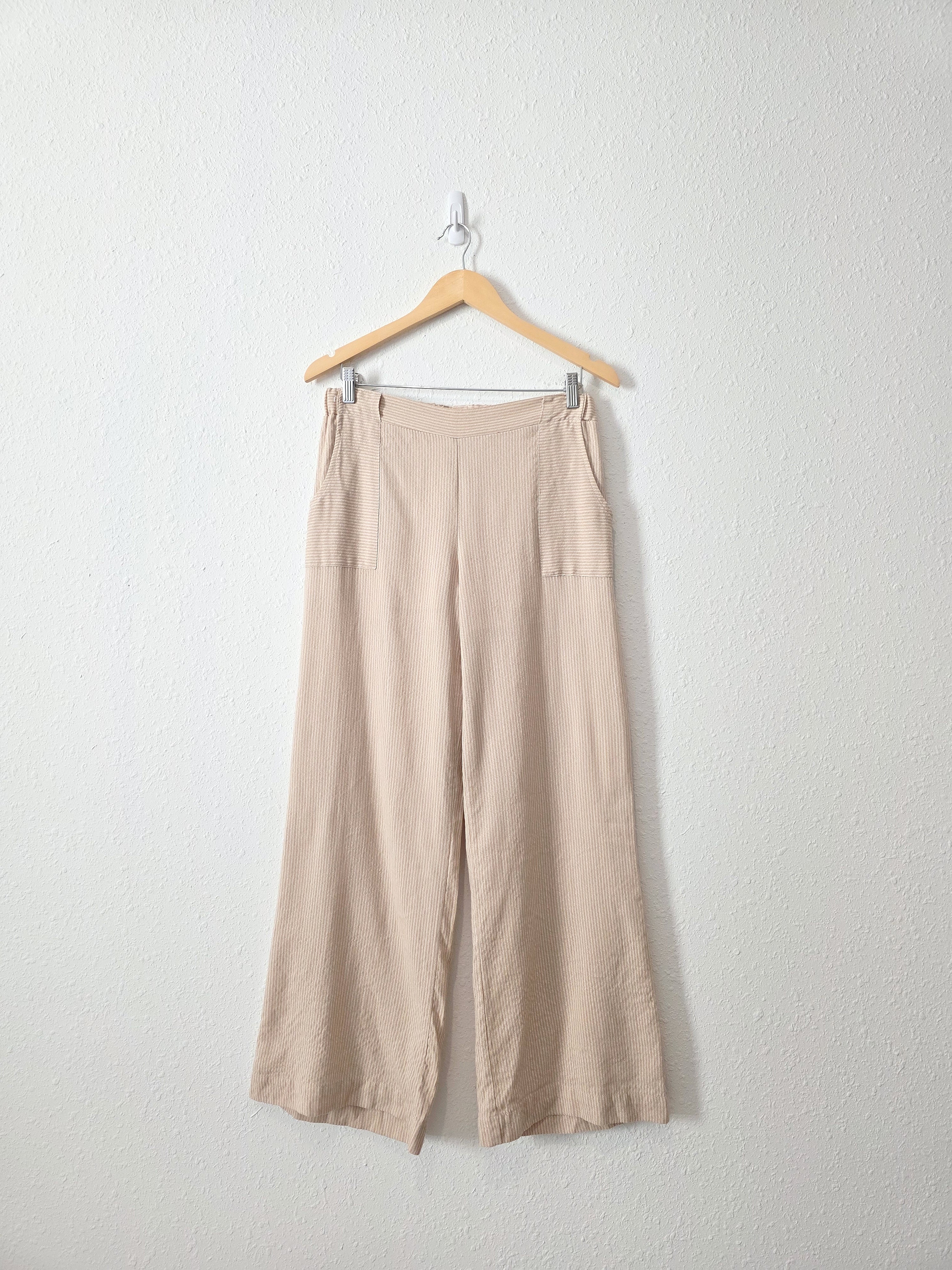 Striped Wide Leg Pants (M)