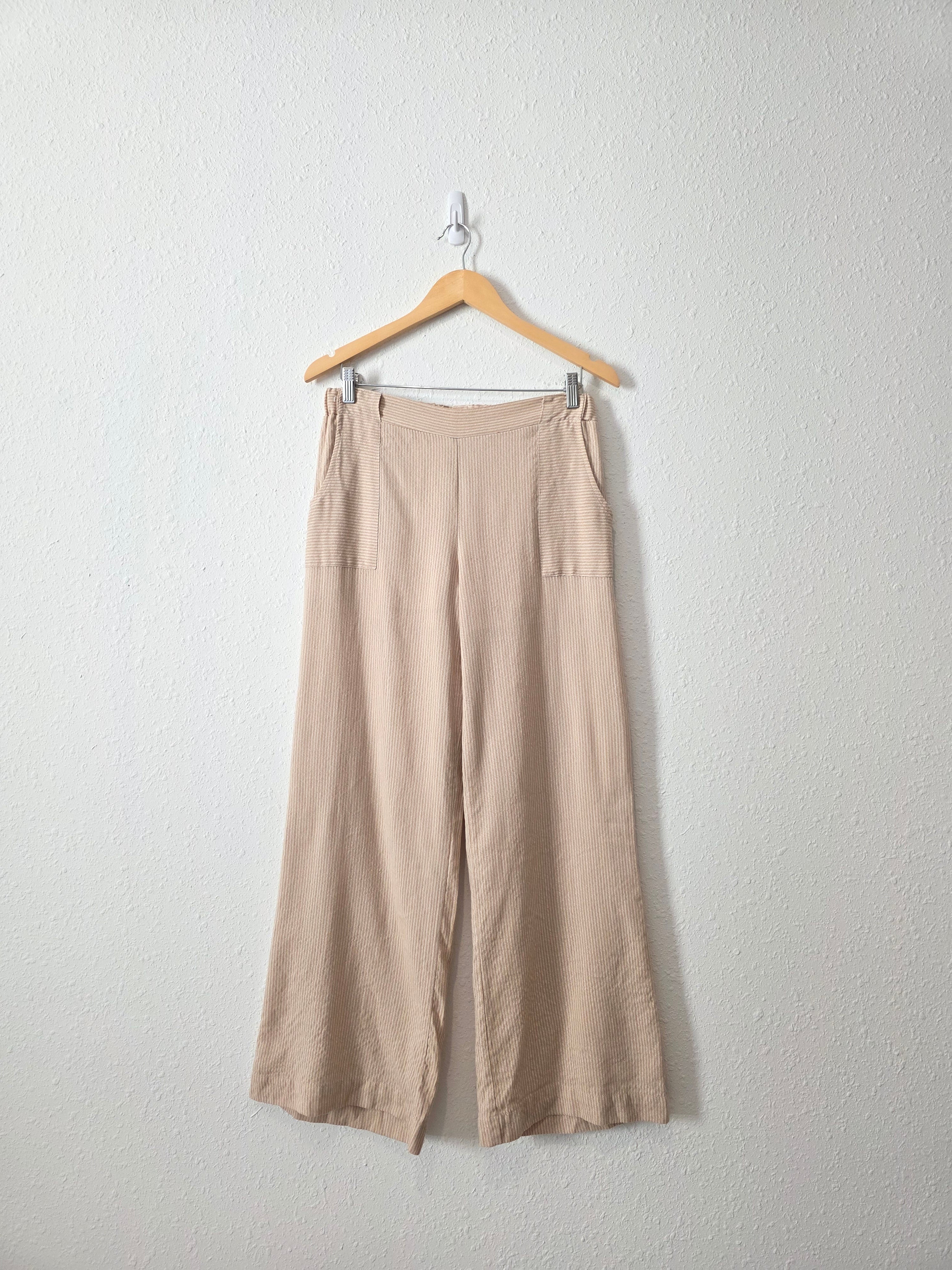 Striped Wide Leg Pants (M)