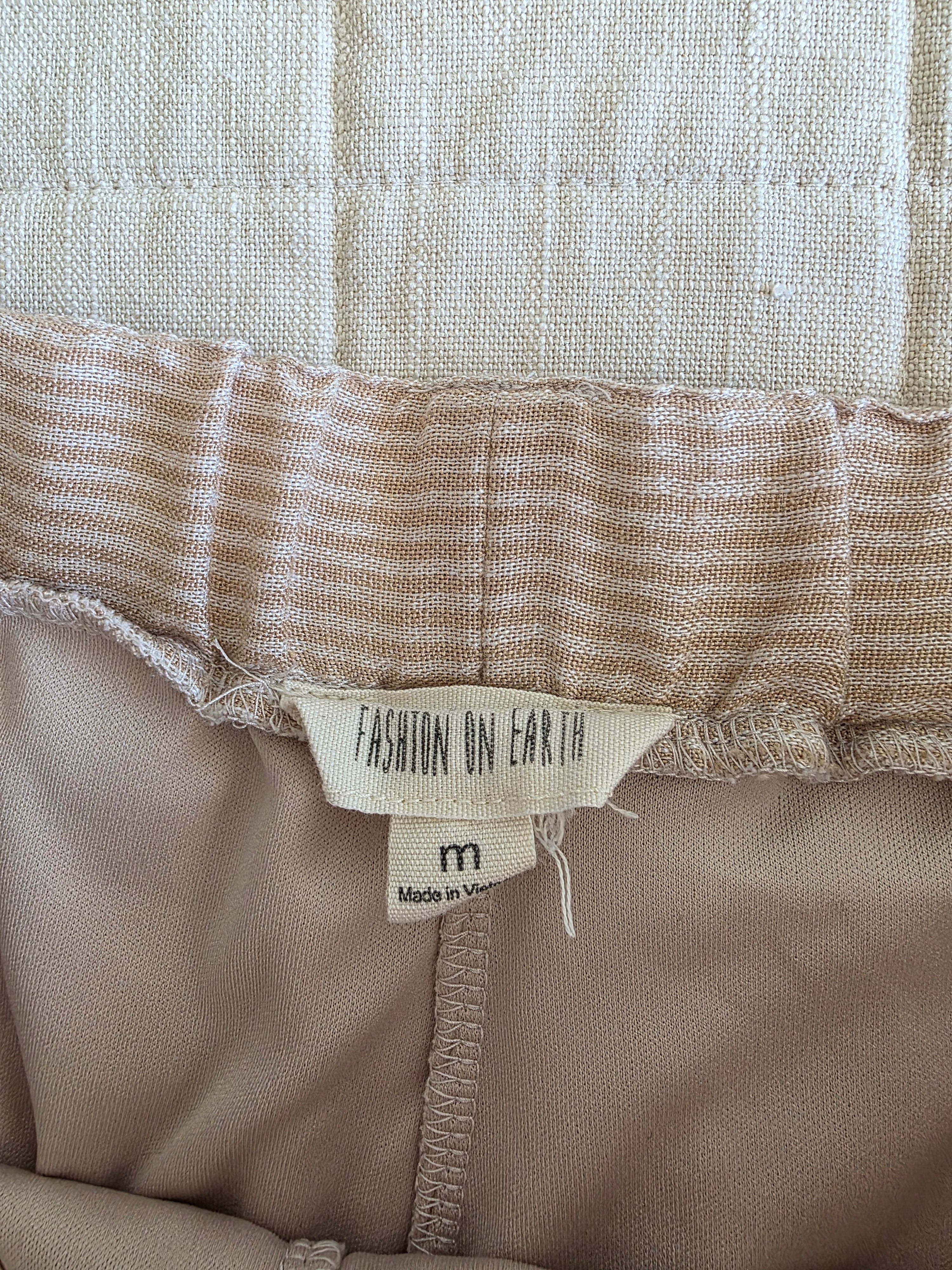 Striped Wide Leg Pants (M)