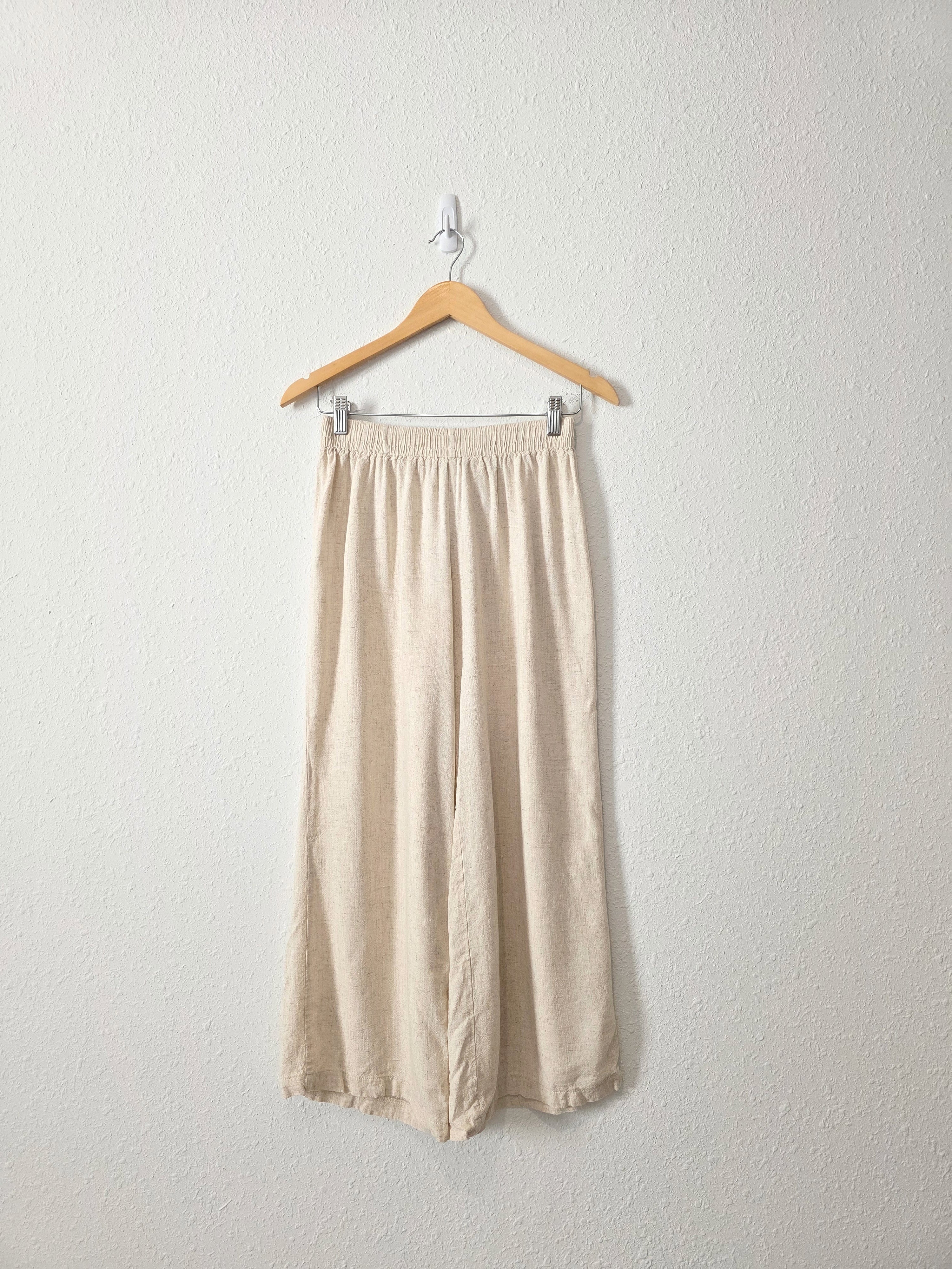 Princess Polly Cotton Linen Pants (4)