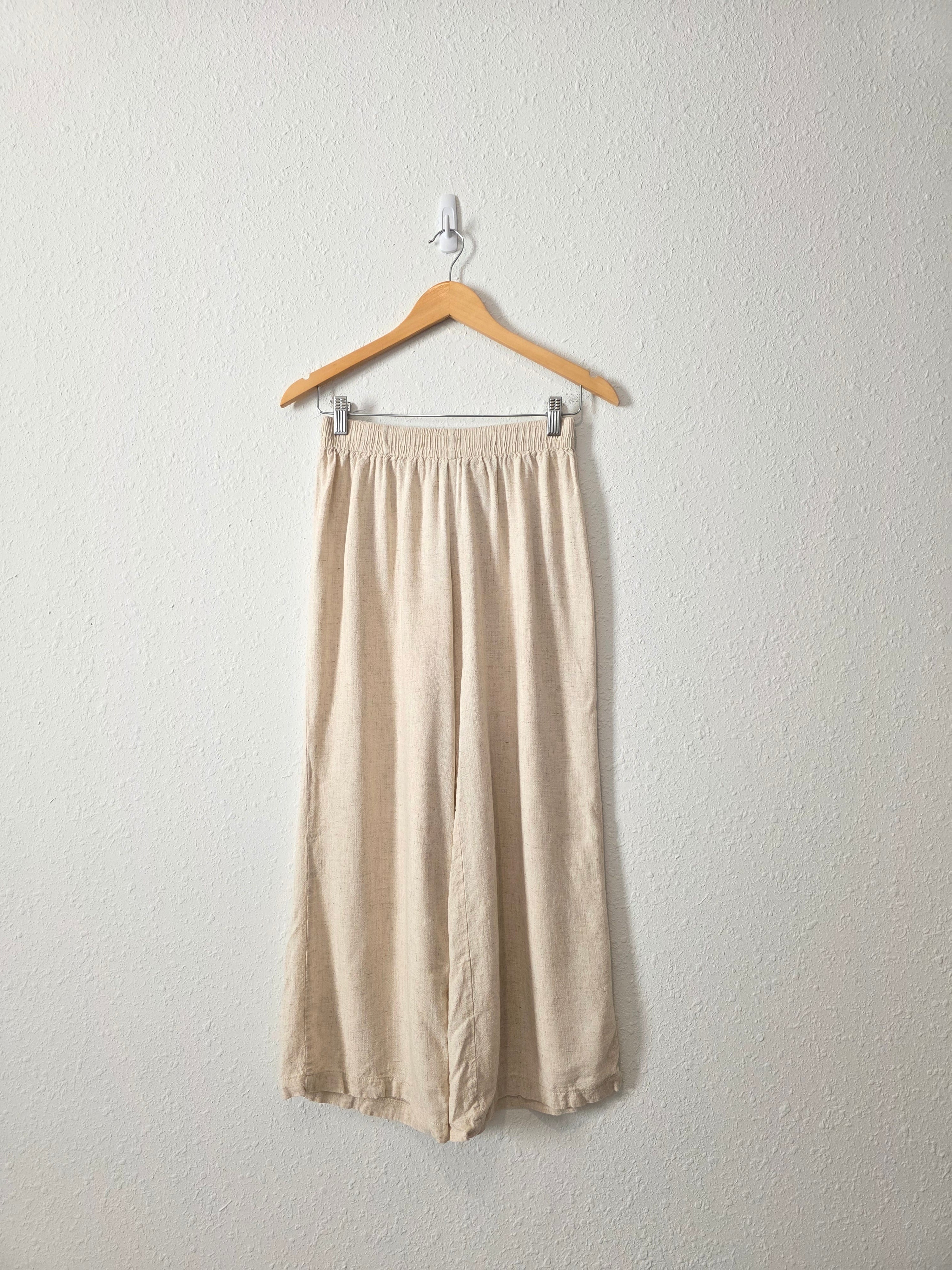 Princess Polly Cotton Linen Pants (4)