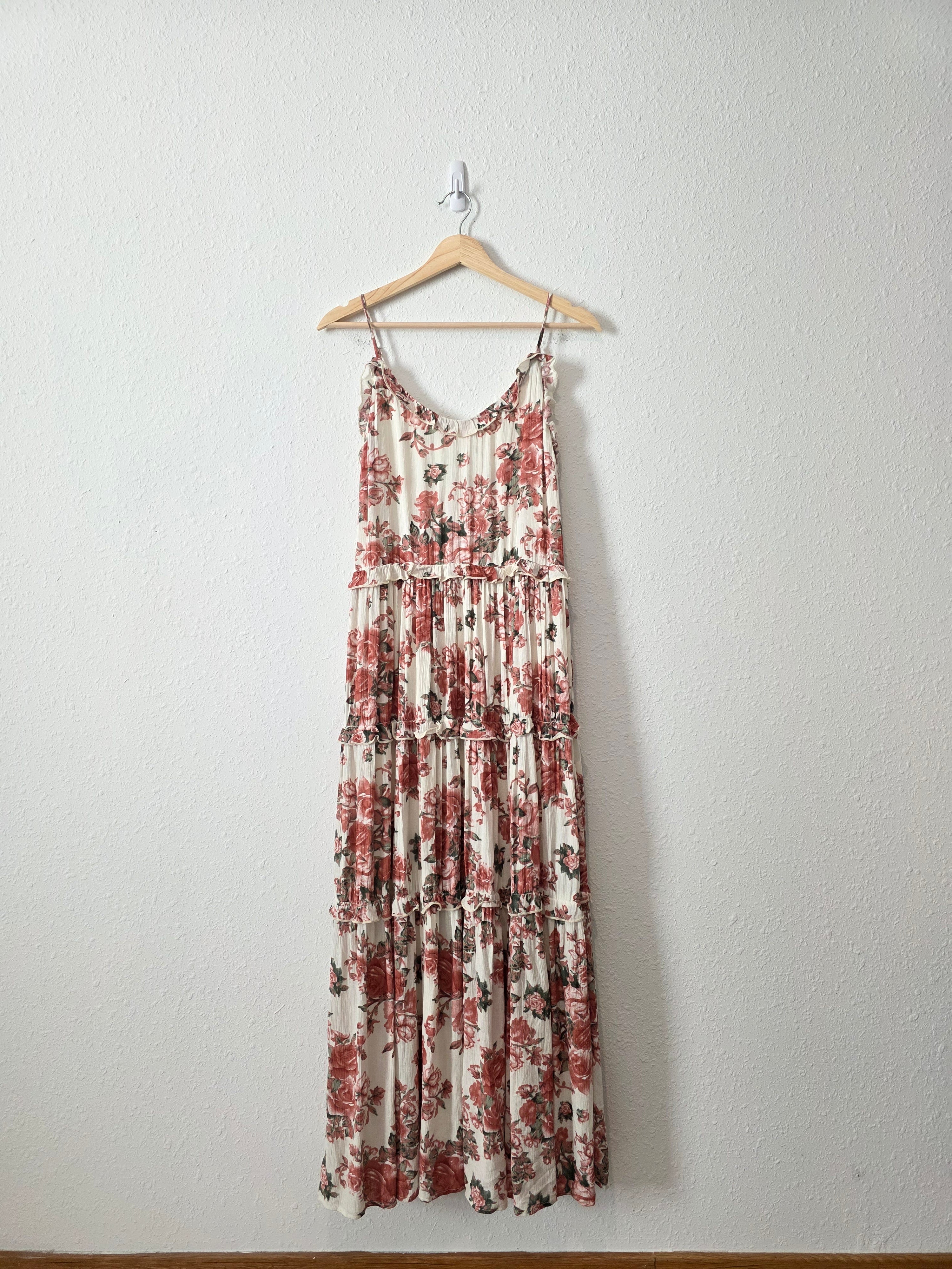 Lulus Floral Maxi Dress (L)